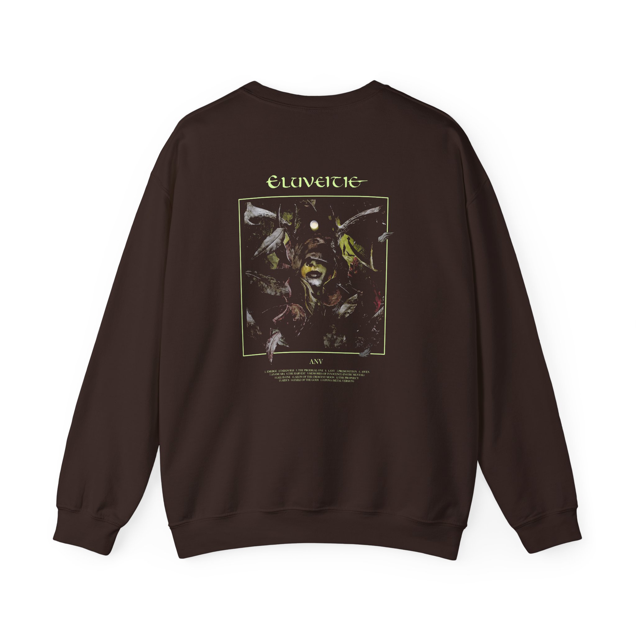 Eluveitie Leaves Unisex Heavy Blend™ Crewneck Sweatshirt - Image 4