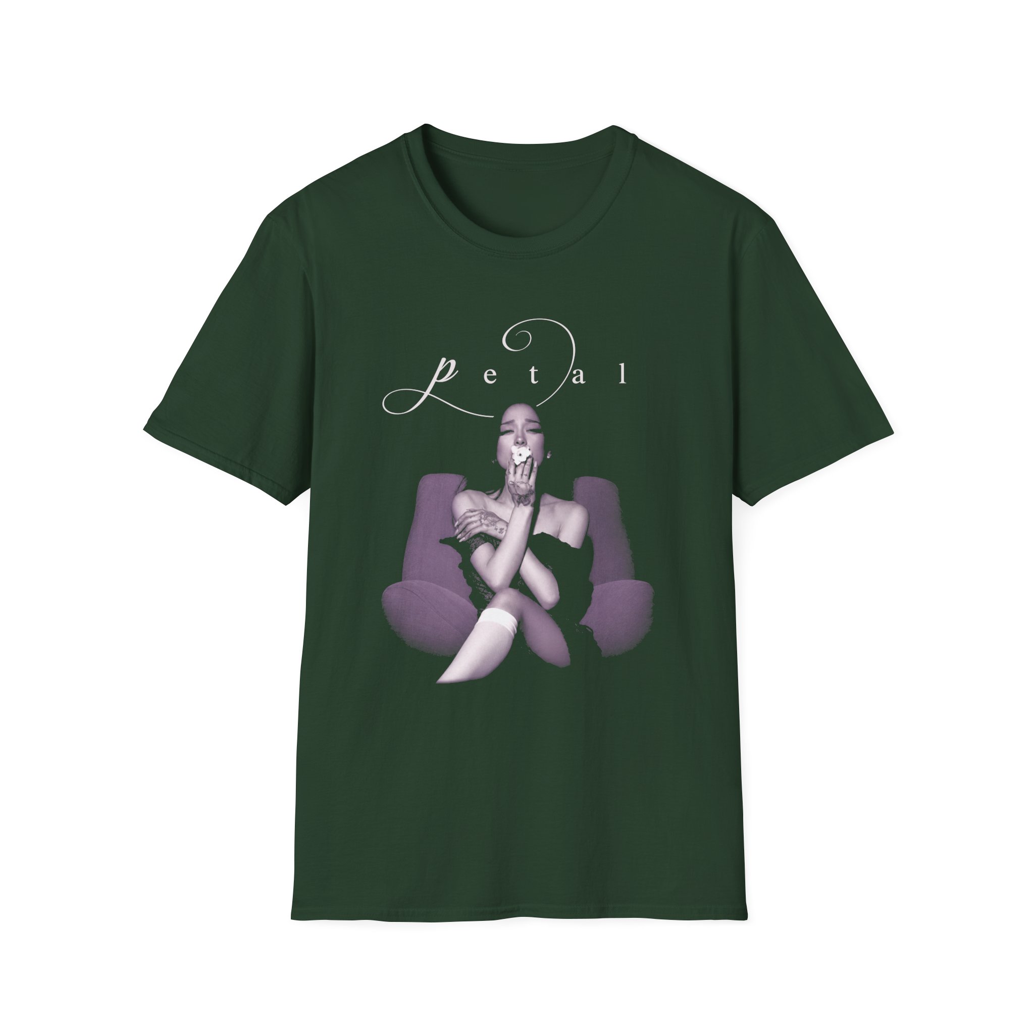AG petal script Unisex Softstyle T-Shirt - Image 5