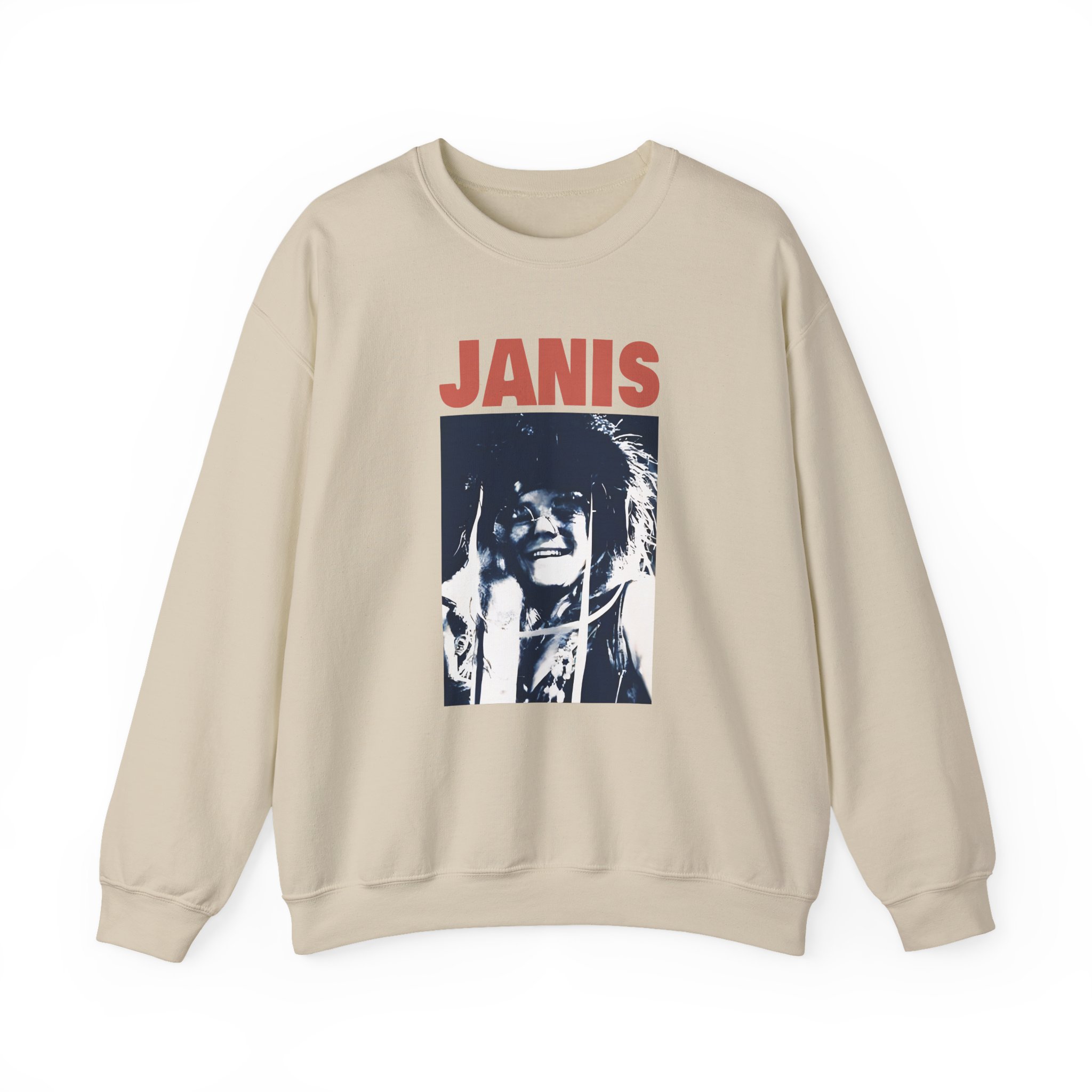 Janis Joplin Beatnick Unisex Heavy Blend™ Crewneck Sweatshirt - Image 7