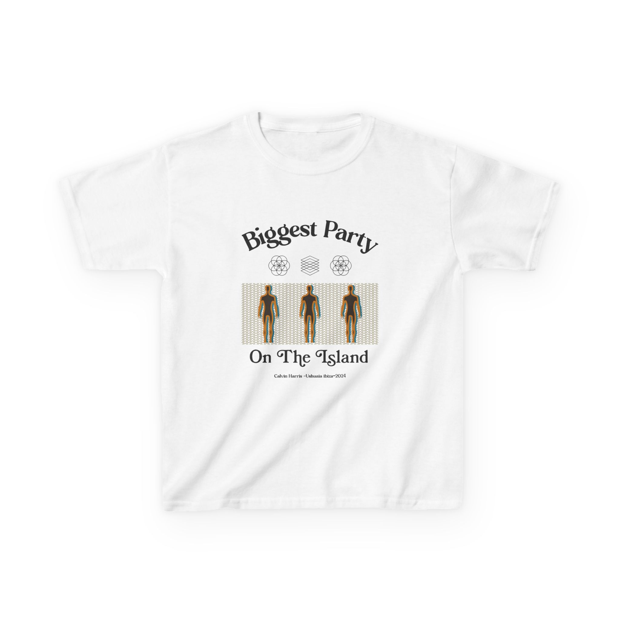Kids Calvin Harris Ushuaia Higher Island Party Heavy Cotton™ Tee