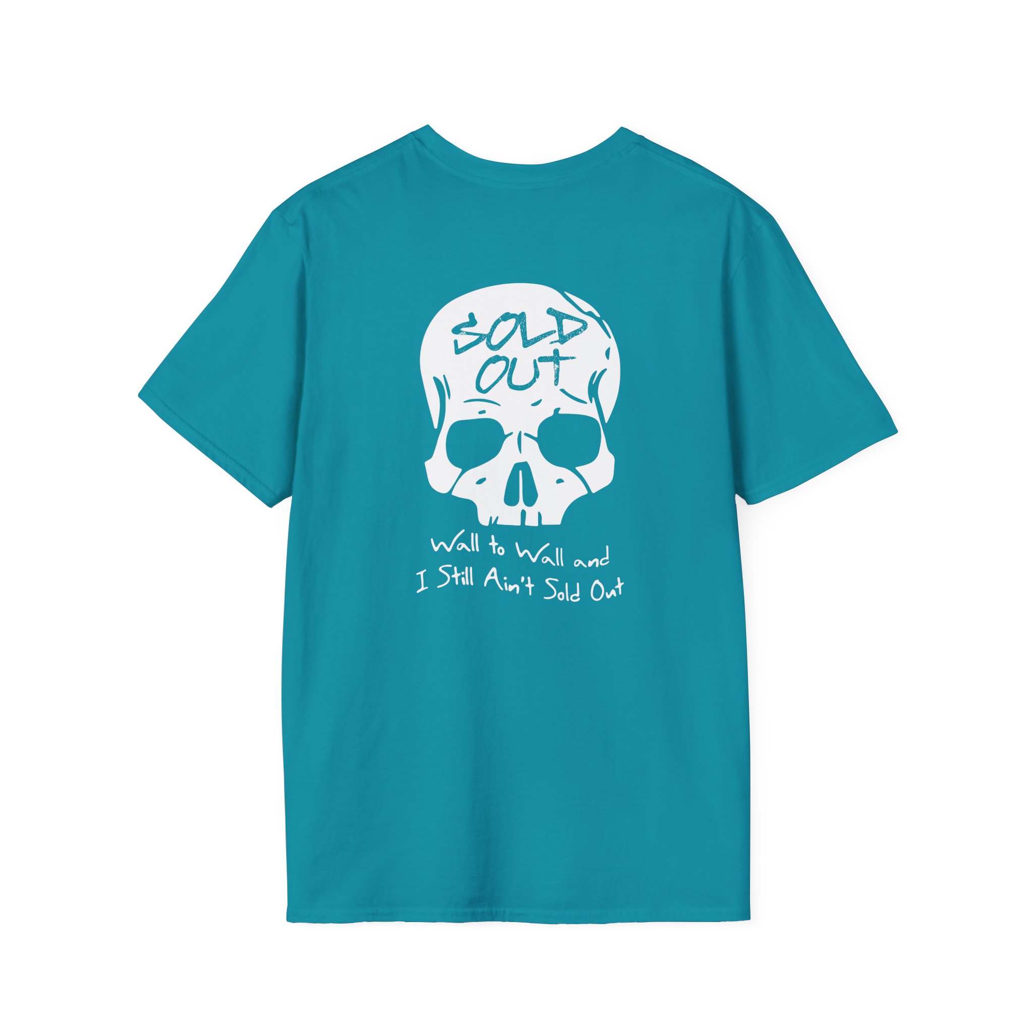 Hd Sea Foam Sold Out Pocket Unisex Softstyle T-Shirt - Image 2