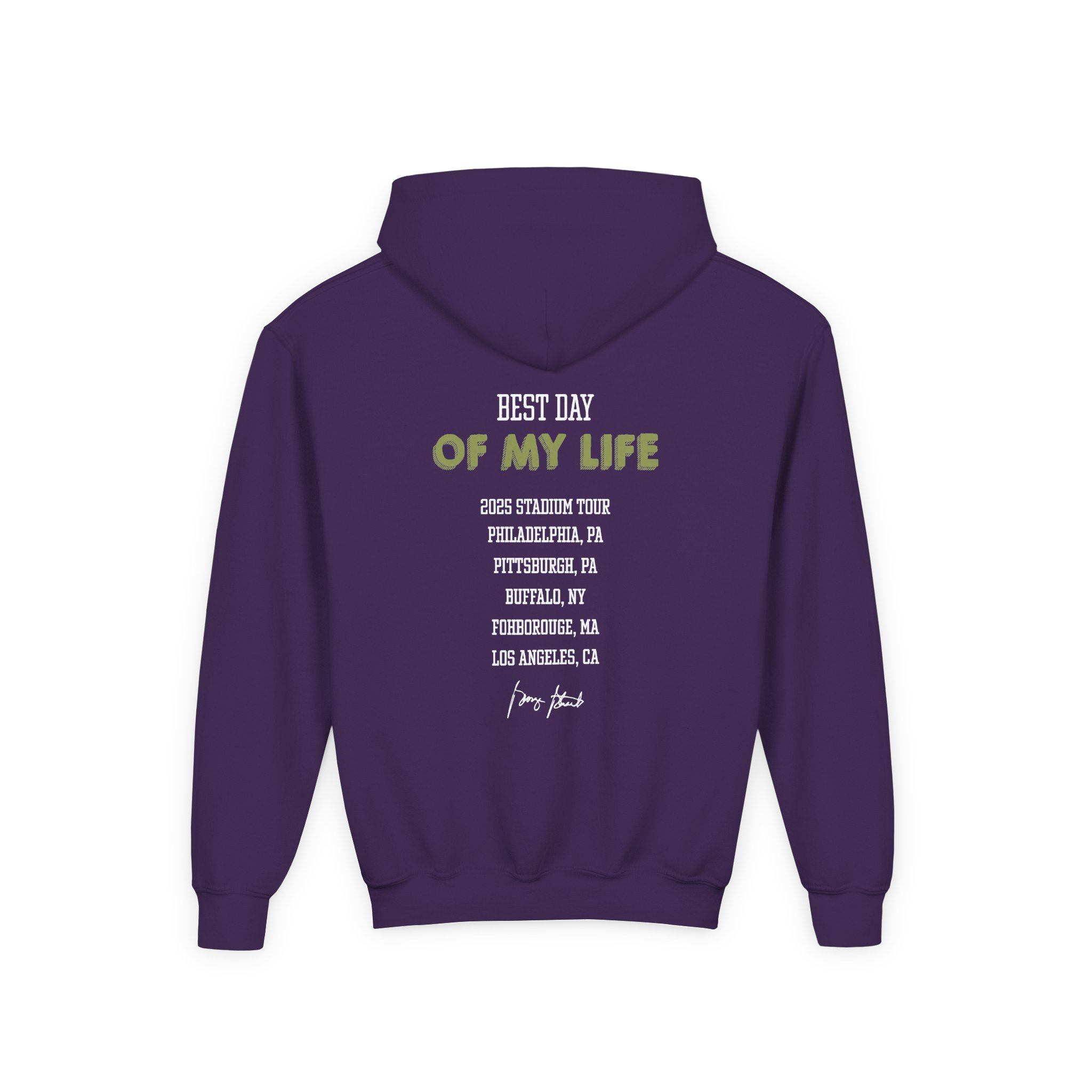 George Strait Best Day of My Life Youth Heavy Blend Hooded Sweatshirt - Image 10