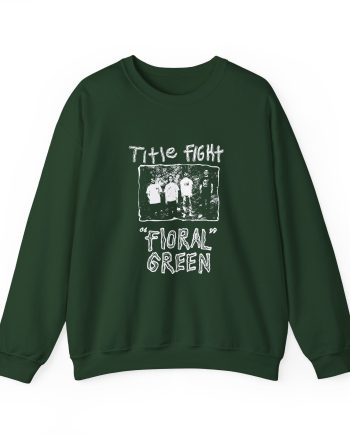 Cold Cuts Title Fight Floral Green Promo Unisex Heavy Blend™ Crewneck Sweatshirt