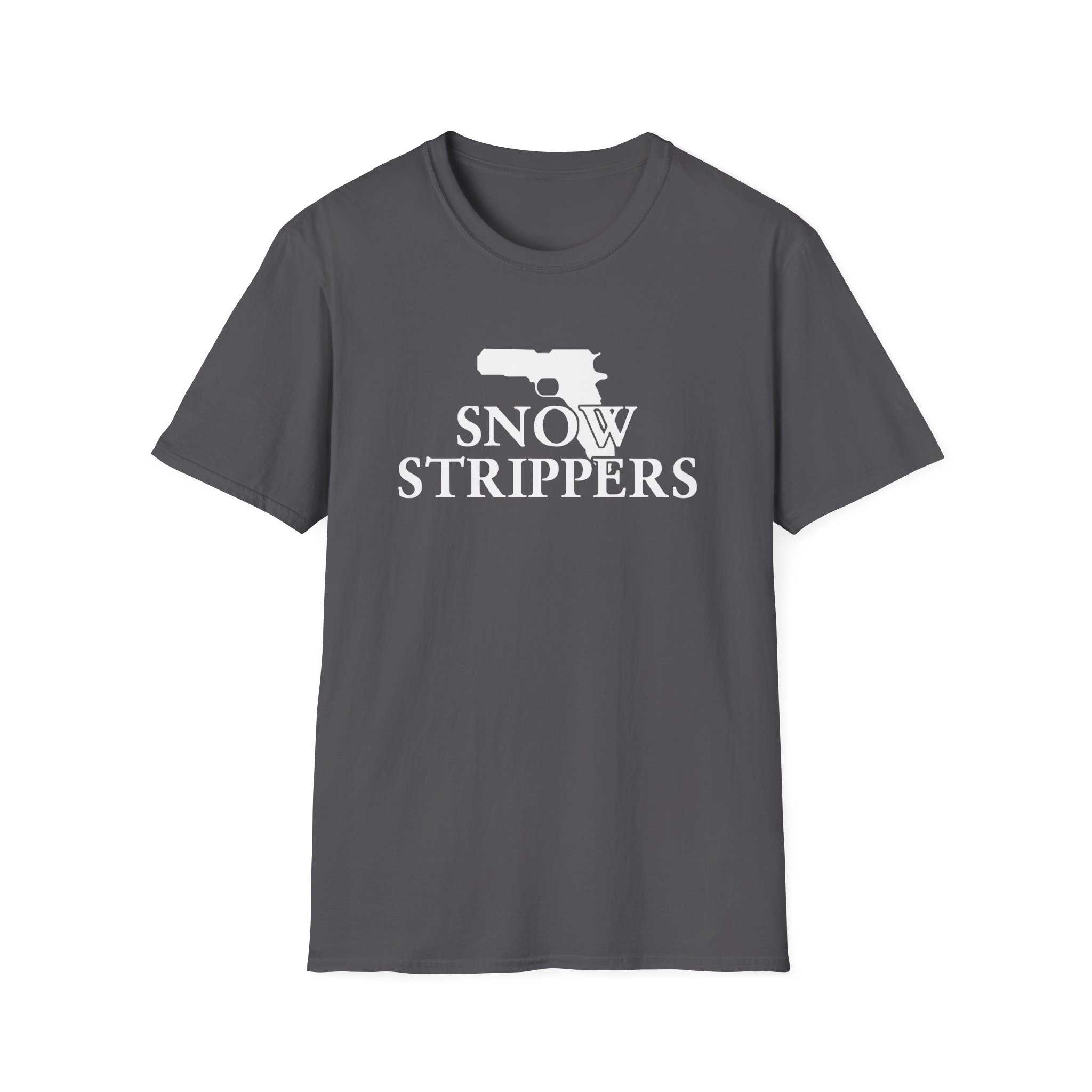 Snow Strippers Unisex Softstyle T-Shirt - Image 13
