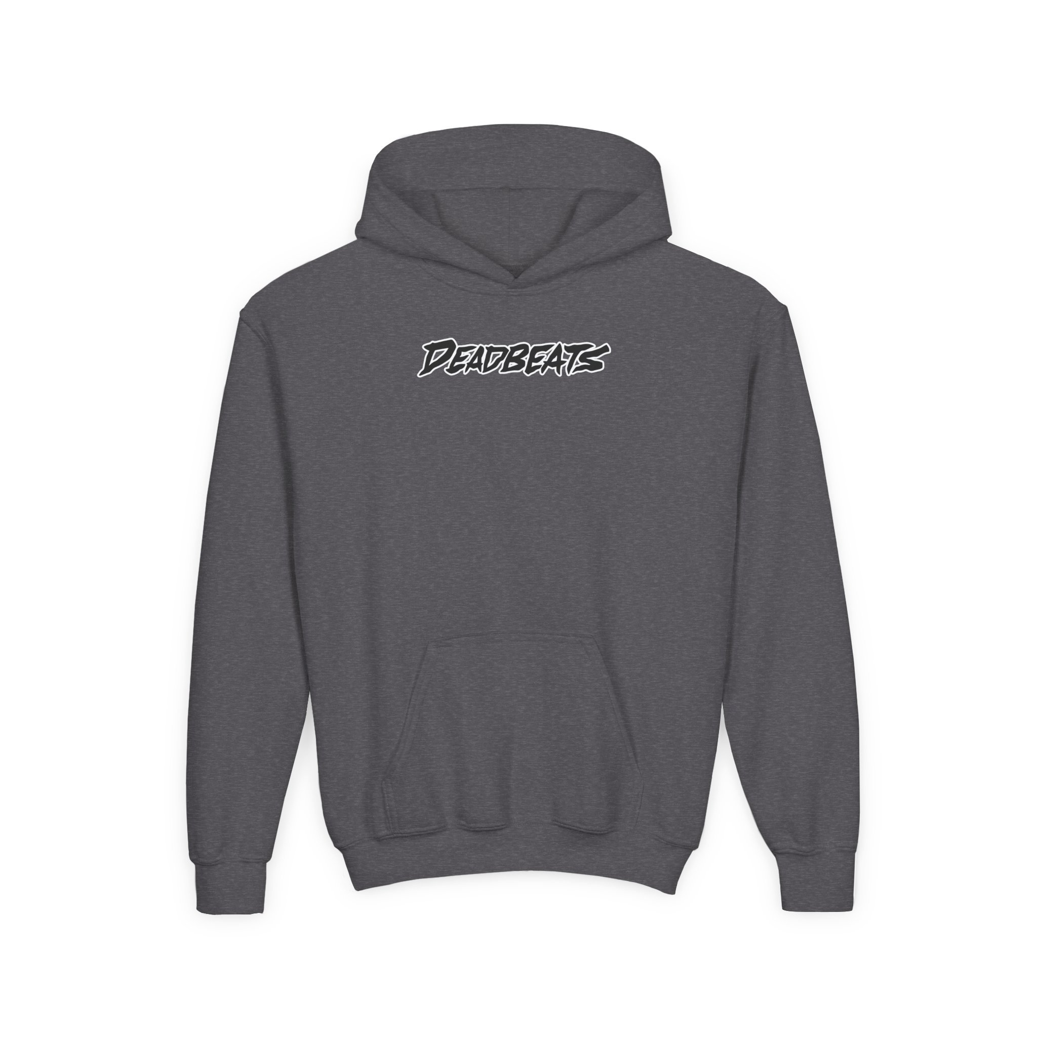 Deadbeats Logo Youth Heavy Blend Hooded Sweatshirt - Image 9