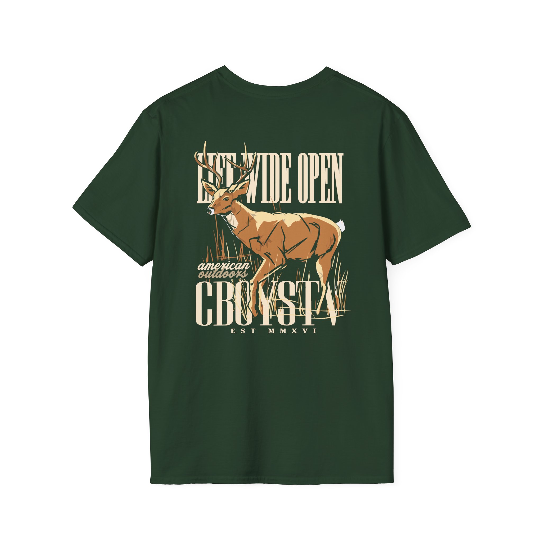 Cboystv Whitetail Unisex Softstyle T-Shirt - Image 10