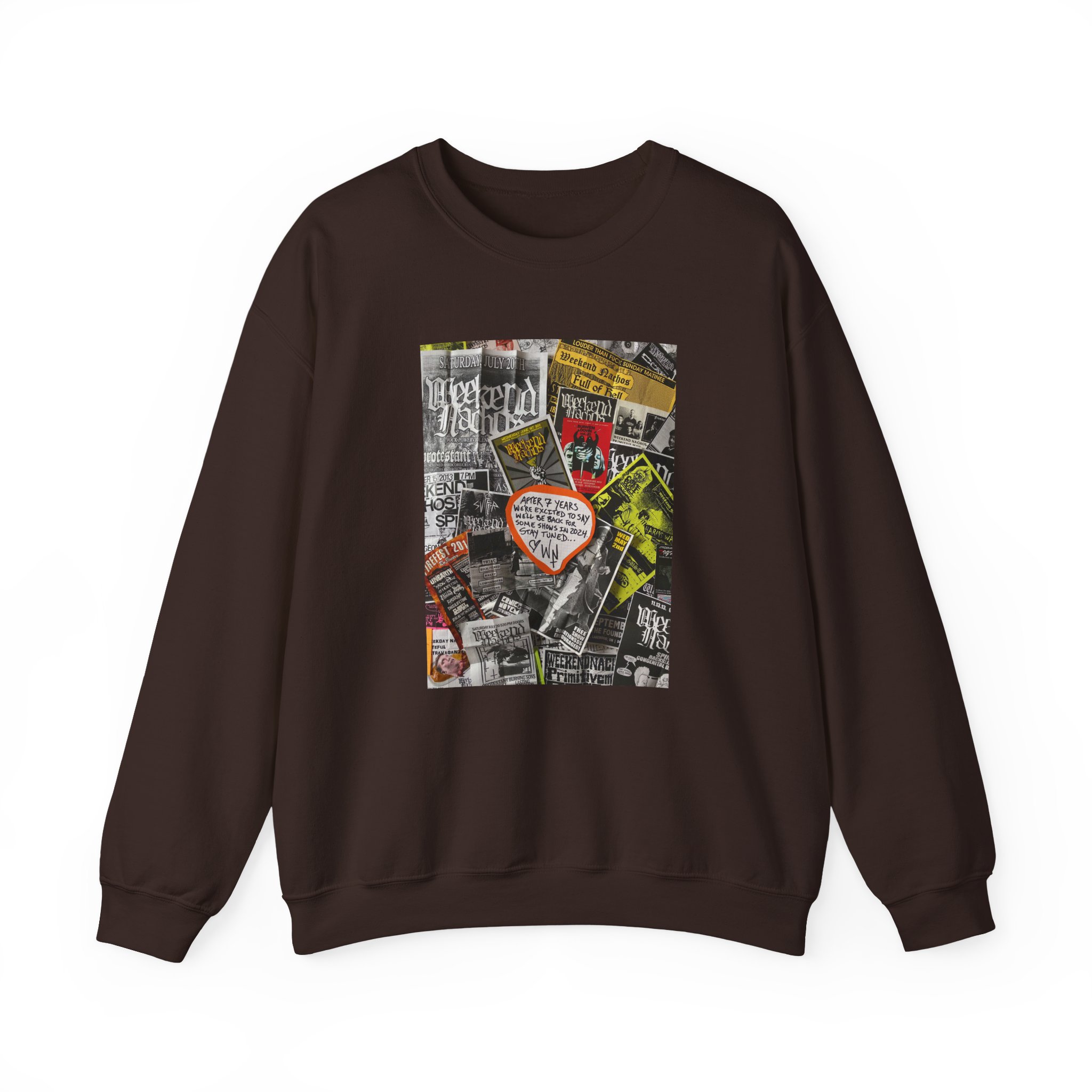 Weekend Nachos Unisex Heavy Blend™ Crewneck Sweatshirt - Image 5