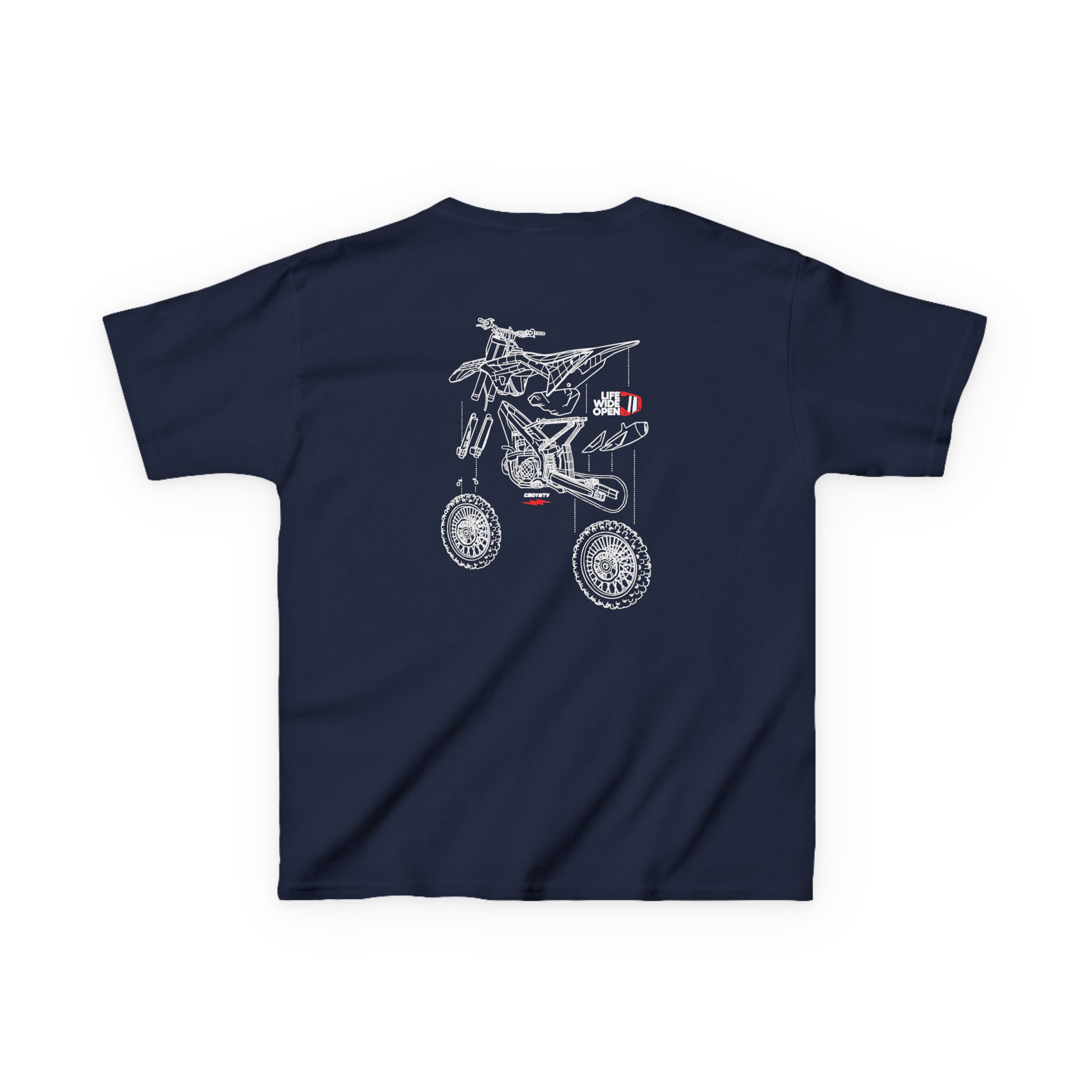 Kids Cboystv Dirtbike Blowup Heavy Cotton™ Tee - Image 14
