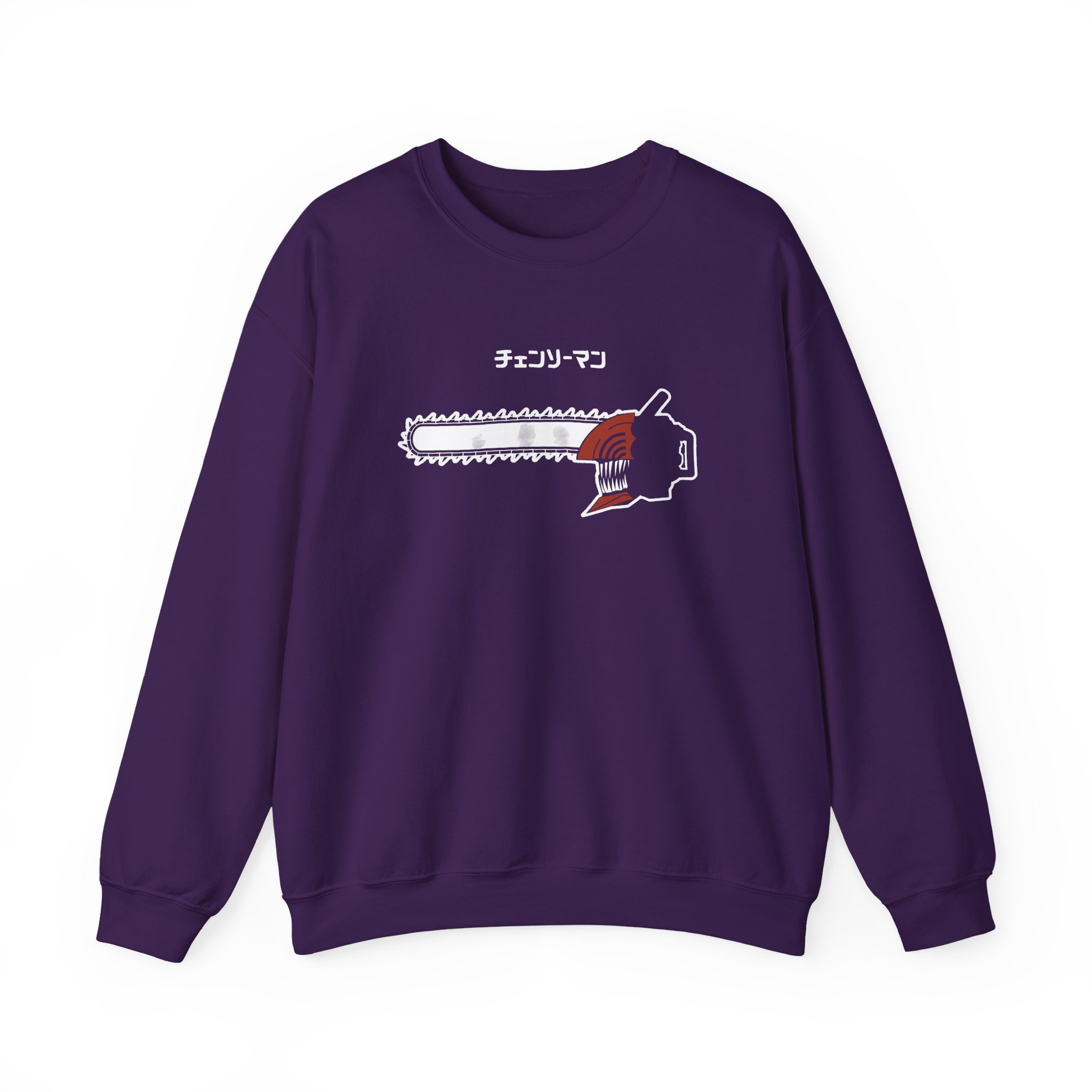 Chainsaw Man Flaming Unisex Heavy Blend™ Crewneck Sweatshirt - Image 13