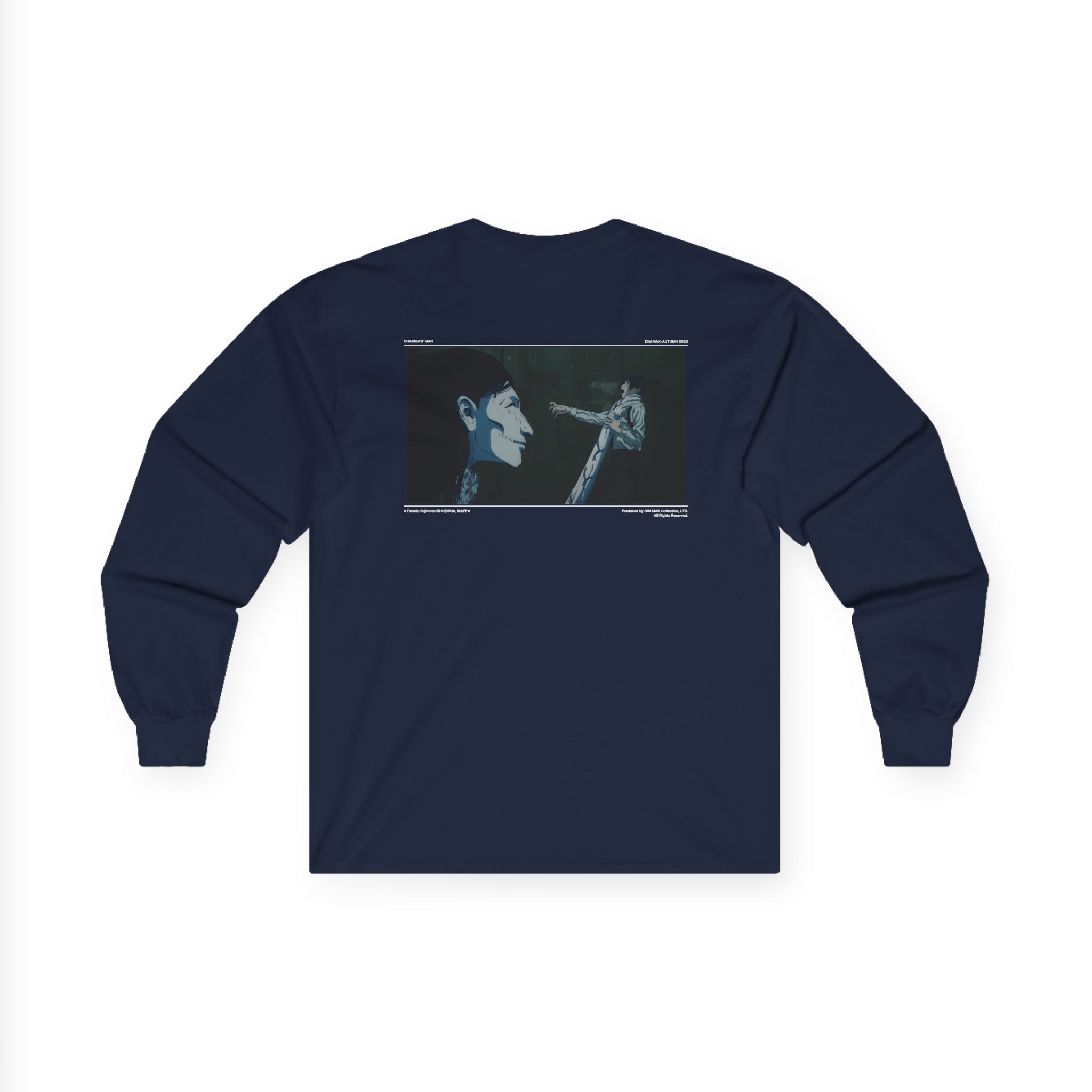 Chainsaw Man X Dim Mak Aki Unisex Ultra Cotton Long Sleeve Tee - Image 14