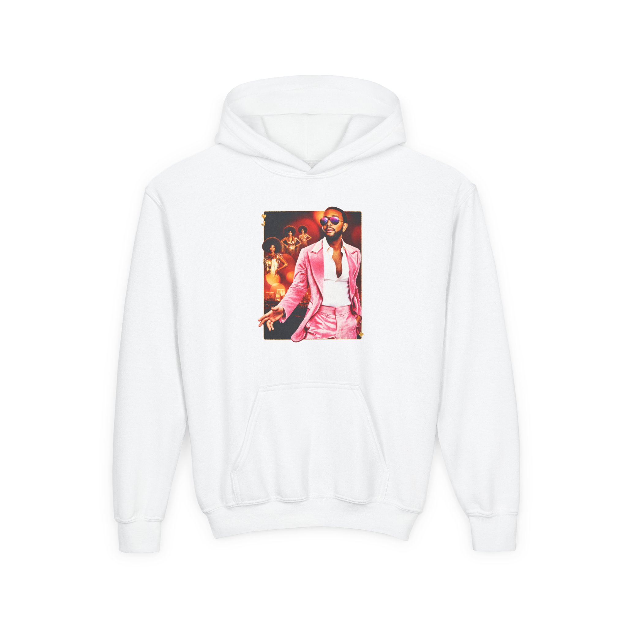 John Legend Love In Las Vegas Youth Heavy Blend Hooded Sweatshirt