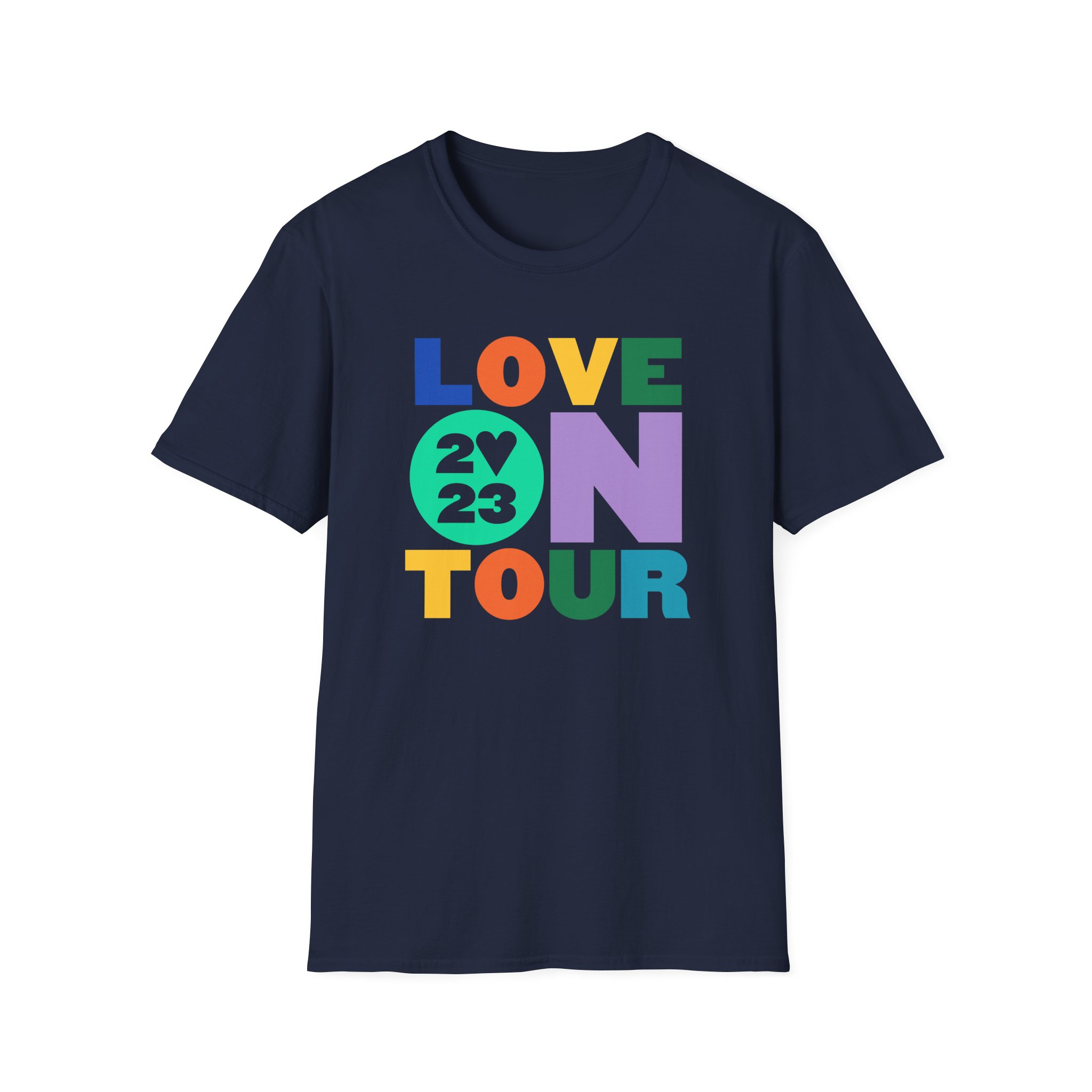 Love on Tour 2023 Unisex Softstyle T-Shirt - Image 5