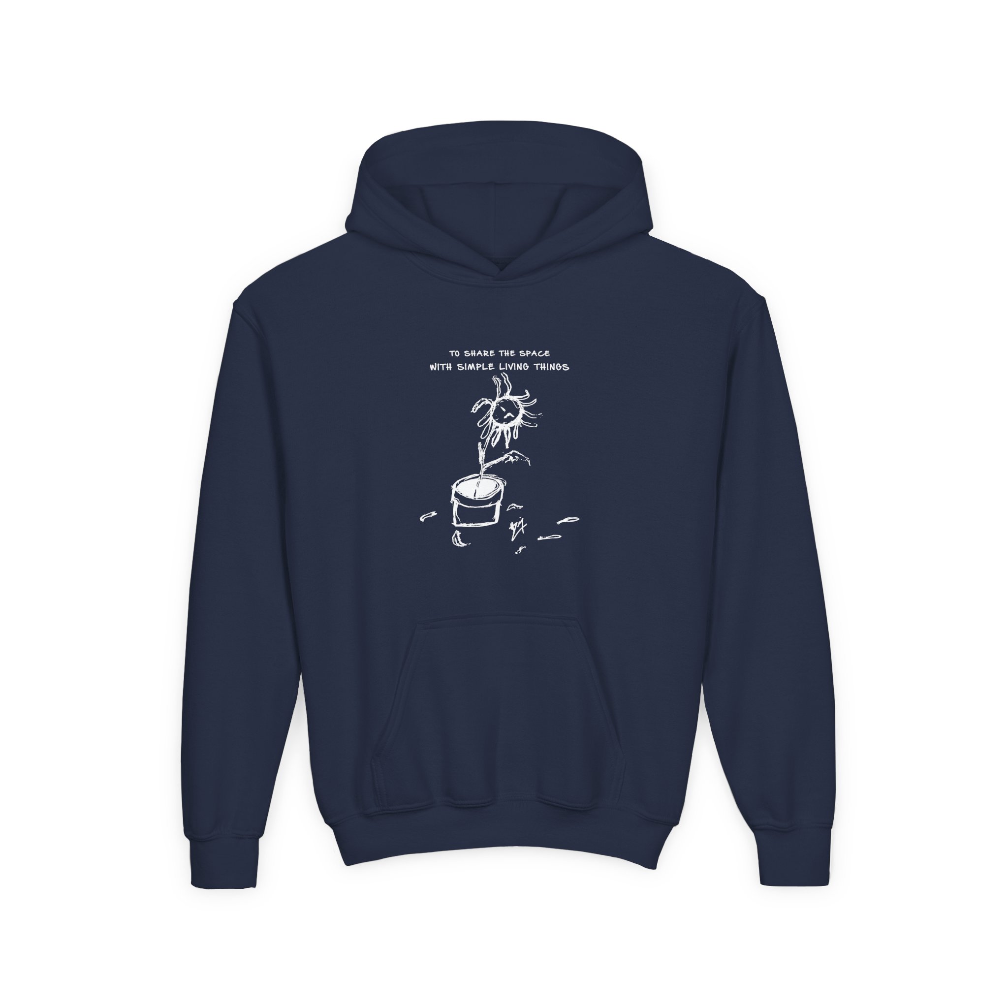 Hozier Simple Living Things Youth Heavy Blend Hooded Sweatshirt - Image 9