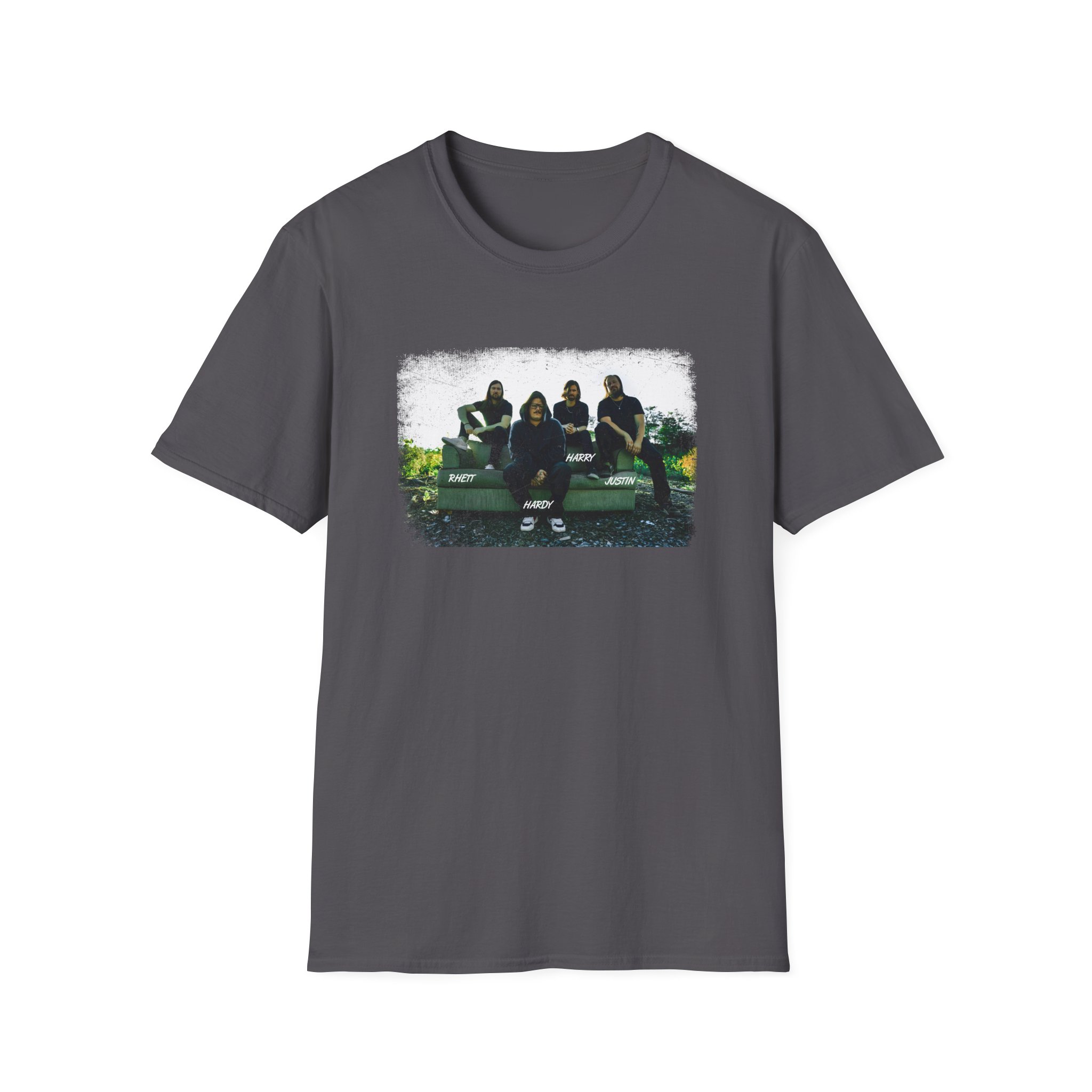 Hd Band Photo Unisex Softstyle T-Shirt - Image 19