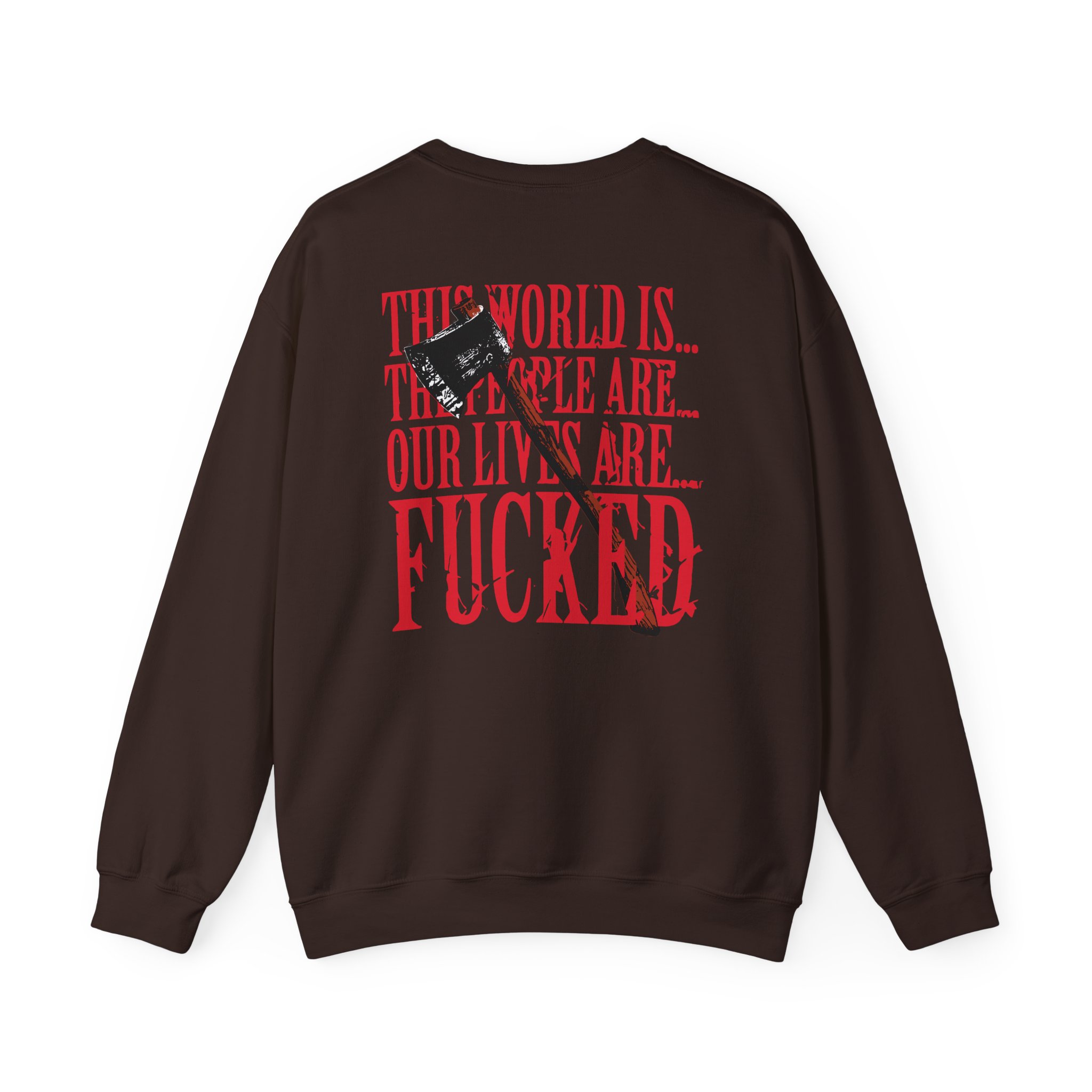 Paleface Swiss This World is Unisex Heavy Blend™ Crewneck Sweatshirt - Image 6