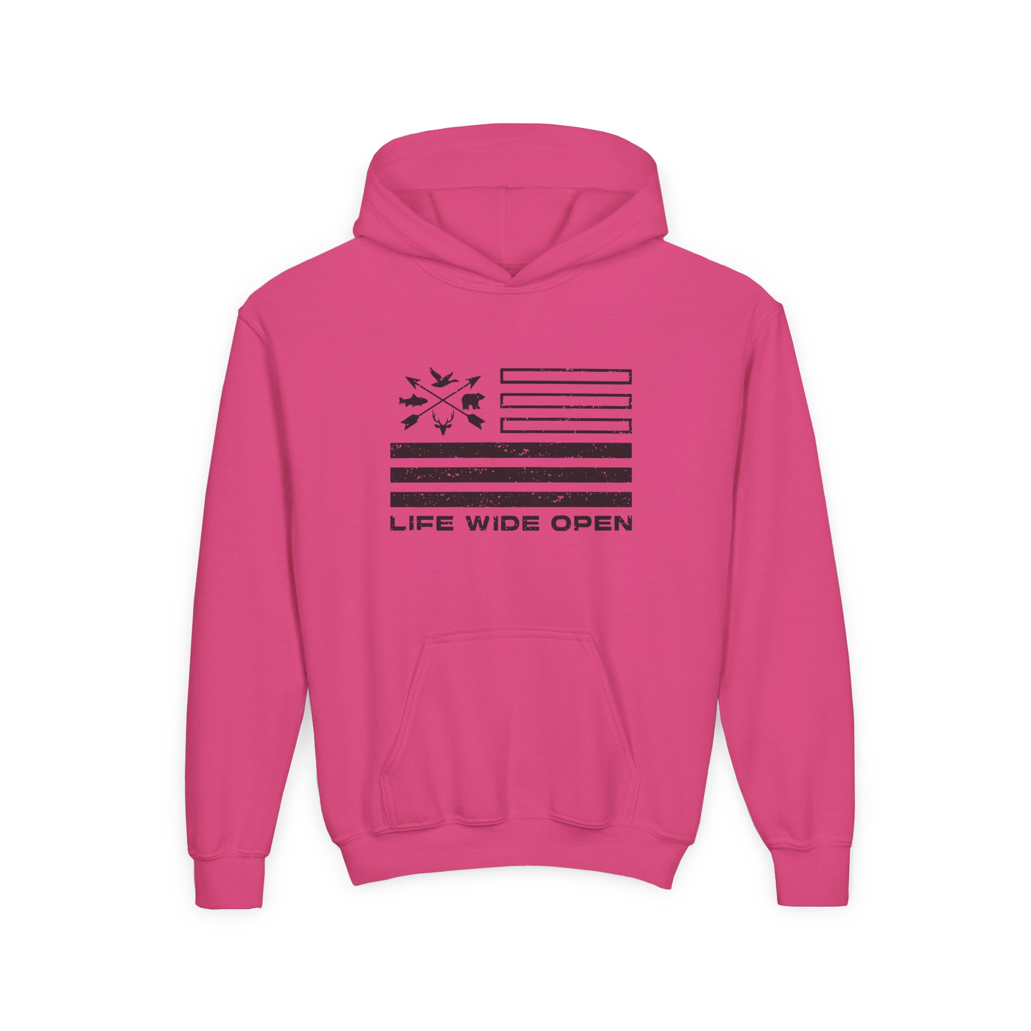 Cboystv Freedom Outdoors Youth Heavy Blend Hooded Sweatshirt - Image 13