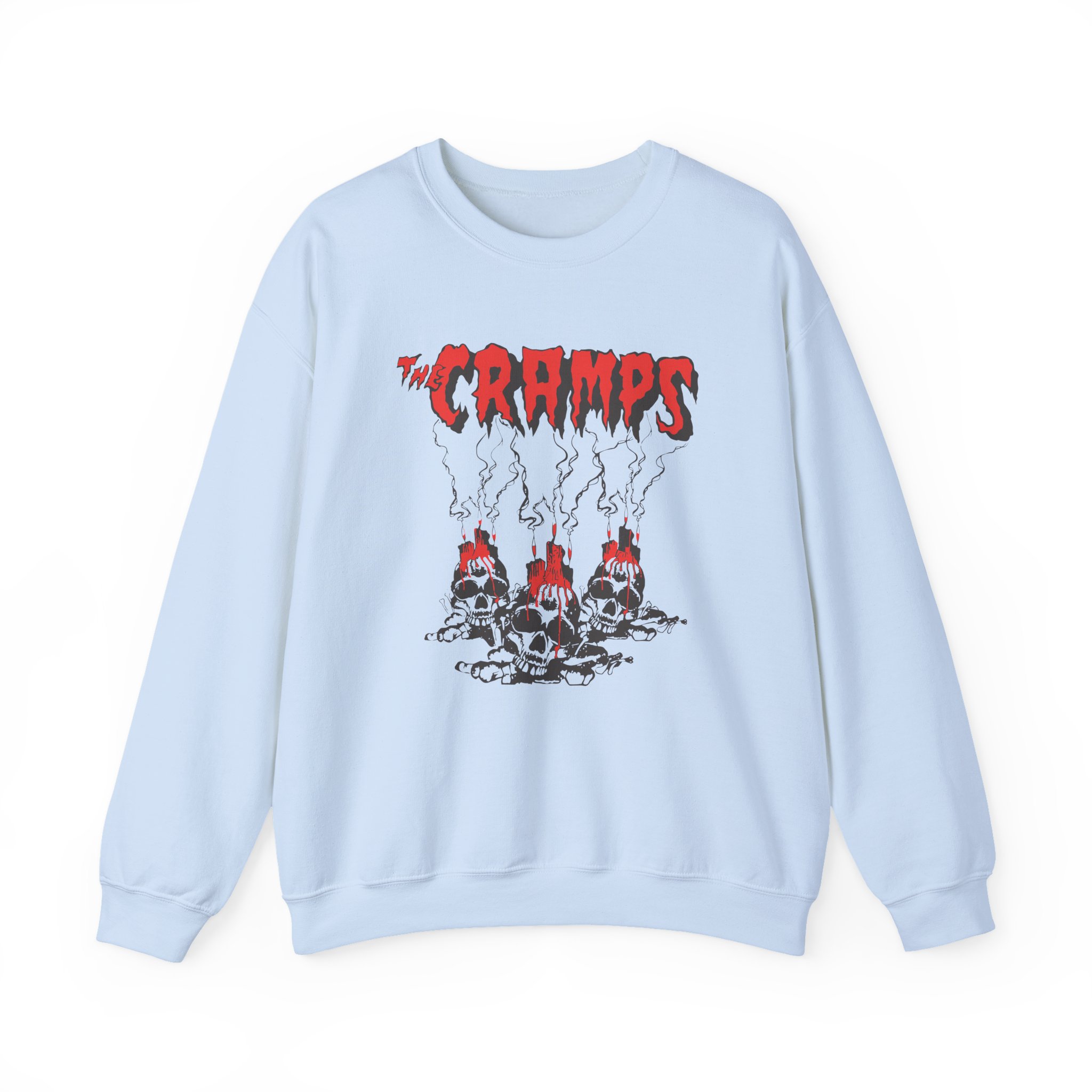 The Cramps Voodoo Skulls Unisex Heavy Blend™ Crewneck Sweatshirt - Image 9