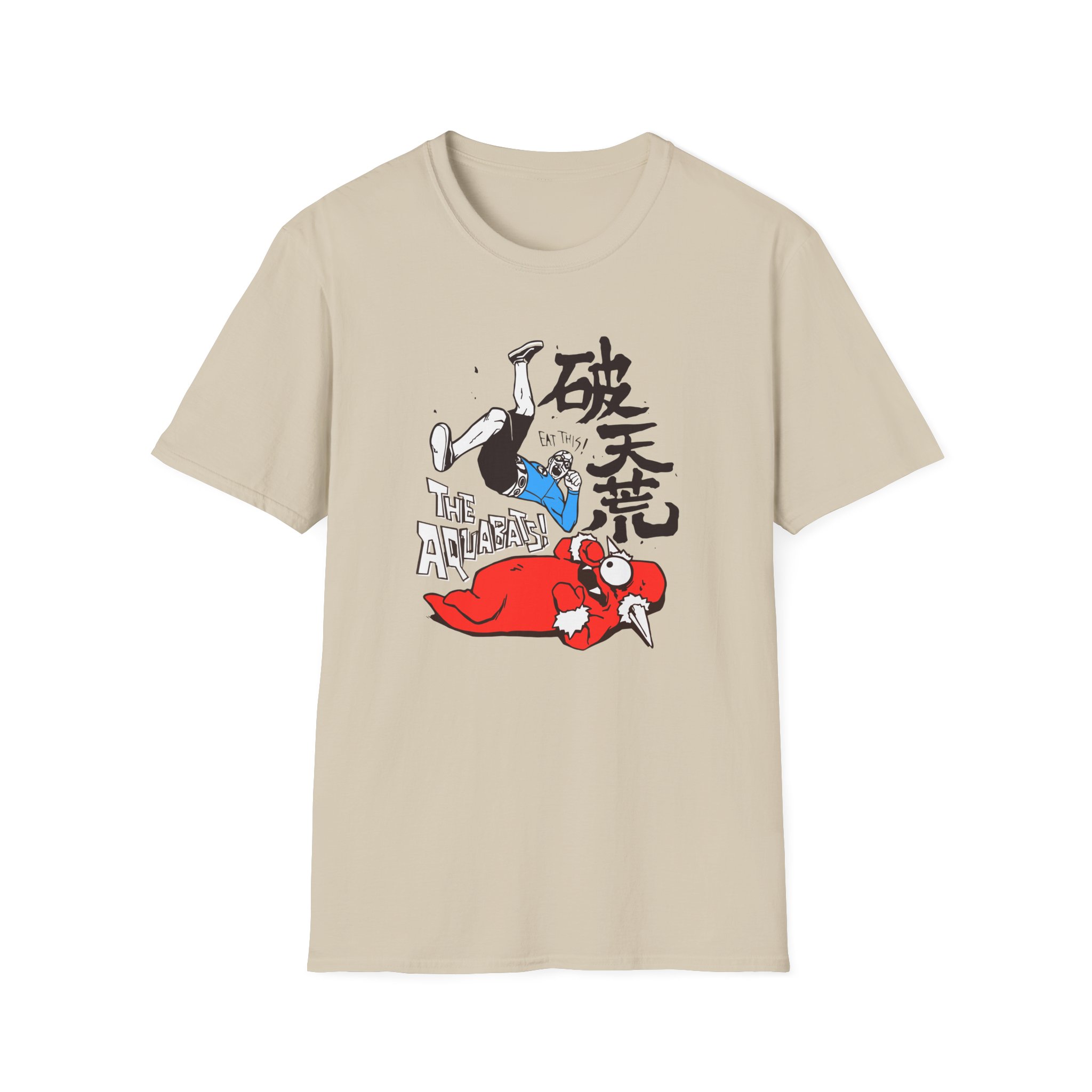 The Aquabats Elbow Drop! Archive Unisex Softstyle T-Shirt - Image 5