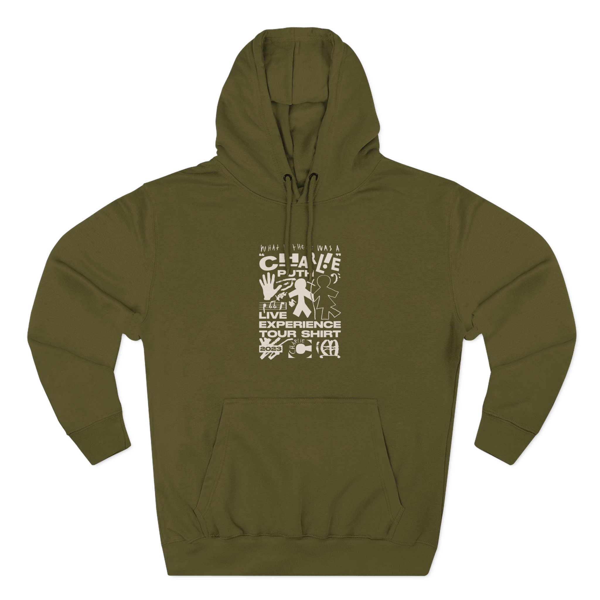 Charlie Puth What If There Was A Tour Three-Panel Fleece Hoodie - Image 5