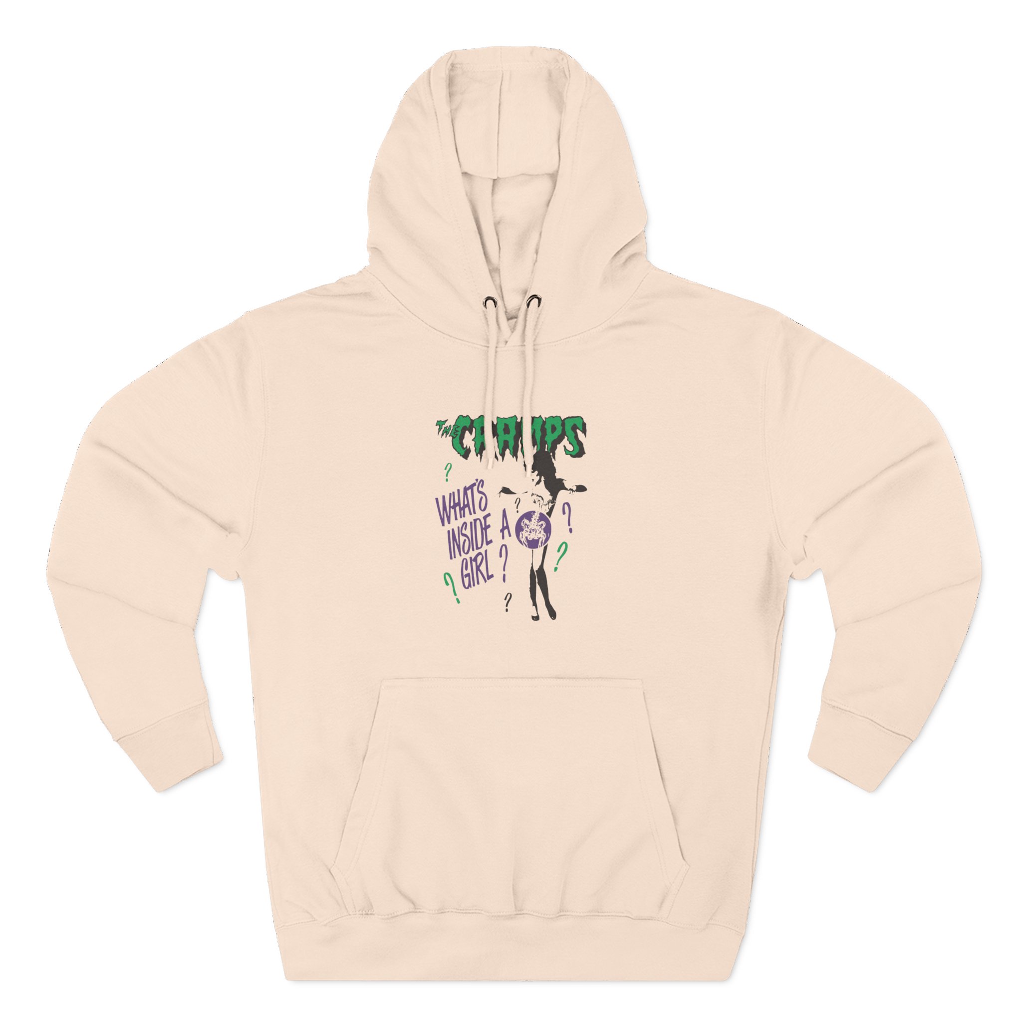 The Cramps What's Inside a Girl Three-Panel Fleece Hoodie - Image 5