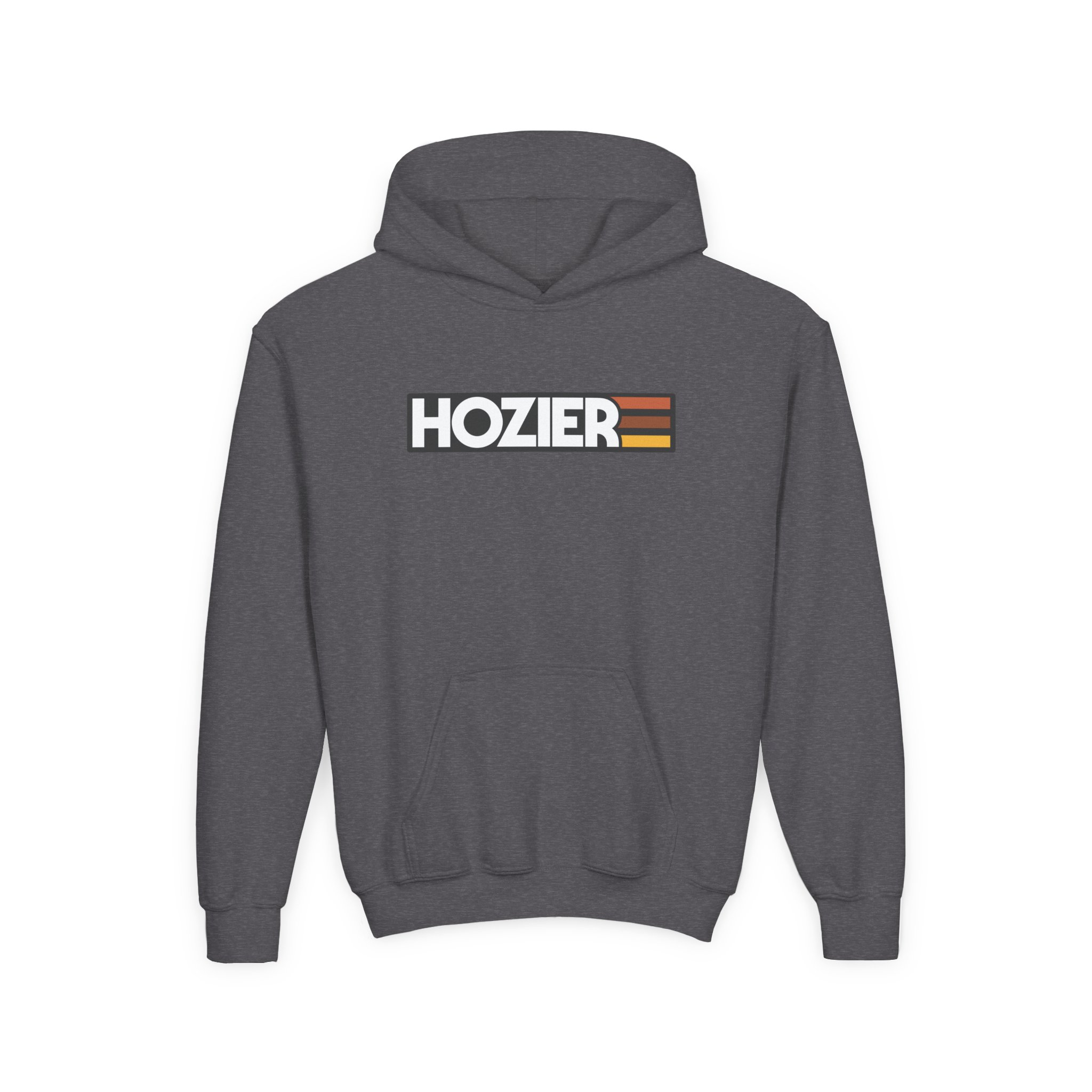 Hozier Icon Logo Youth Heavy Blend Hooded Sweatshirt - Image 7