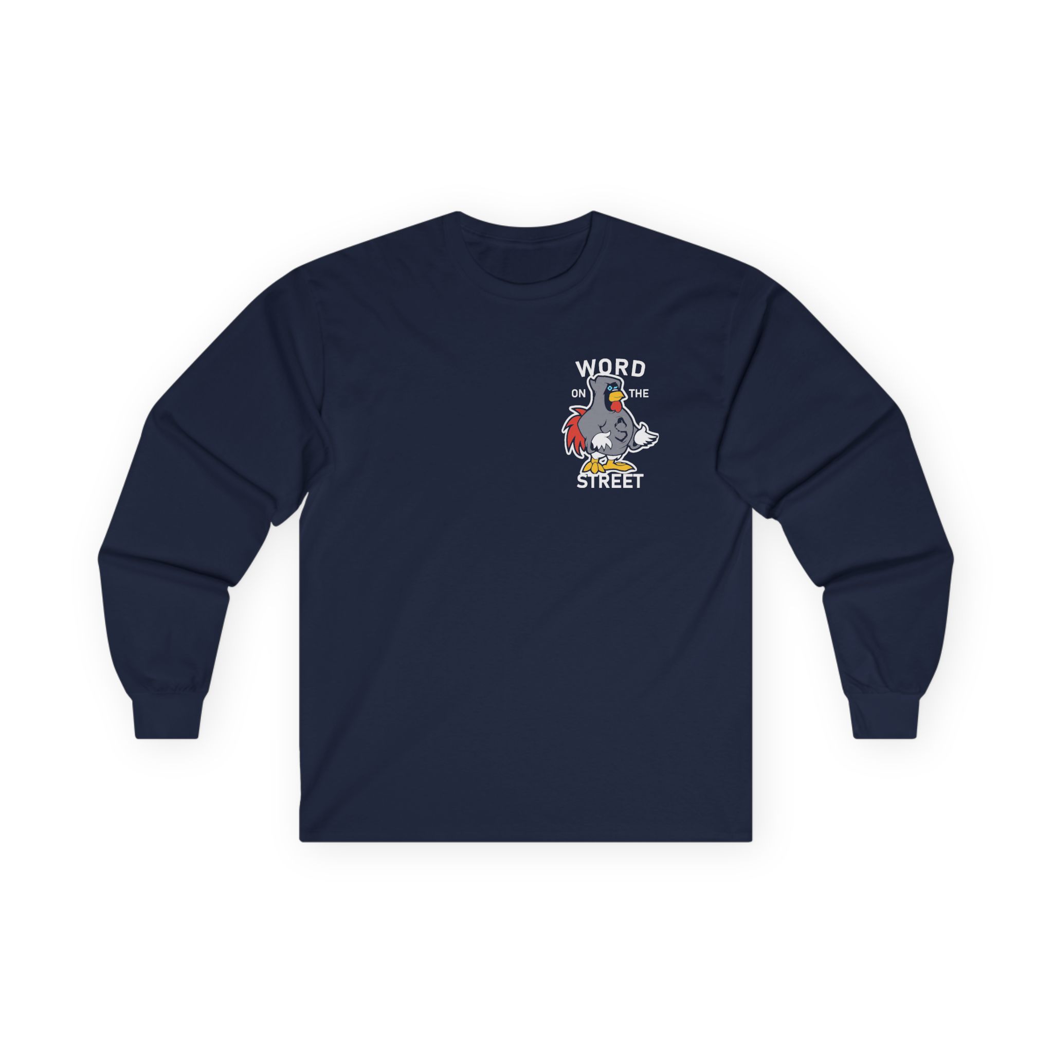 Shroud Chicken Word On The Street Unisex Ultra Cotton Long Sleeve Tee - Image 9