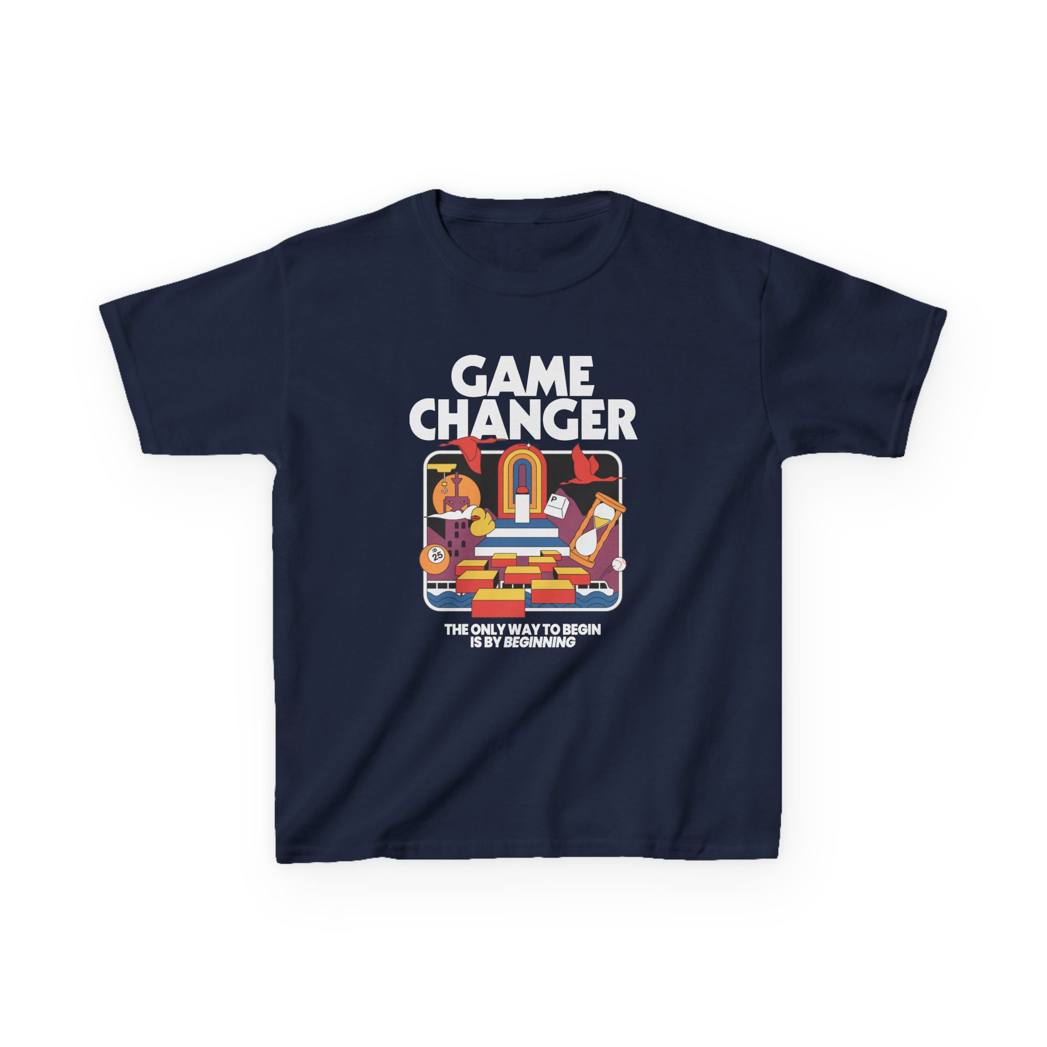 Dropout Game Changer Ringer Kids Heavy Cotton™ Tee - Image 9
