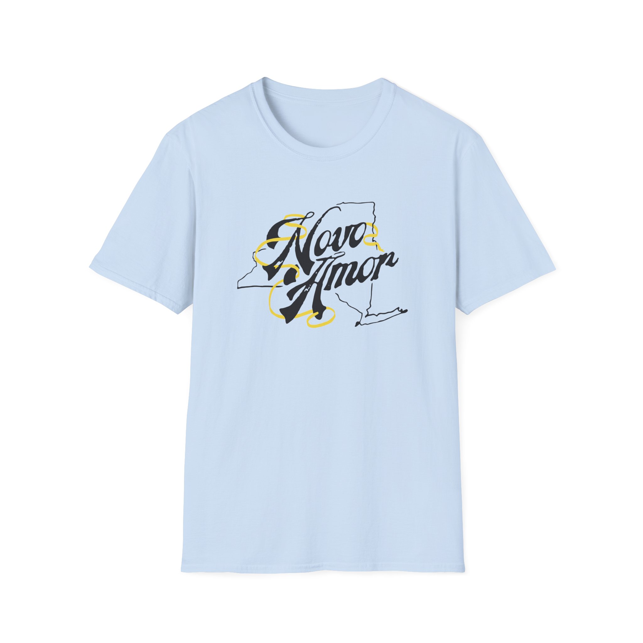 Novo Amor Ny Ribbon Unisex Softstyle T-Shirt - Image 15