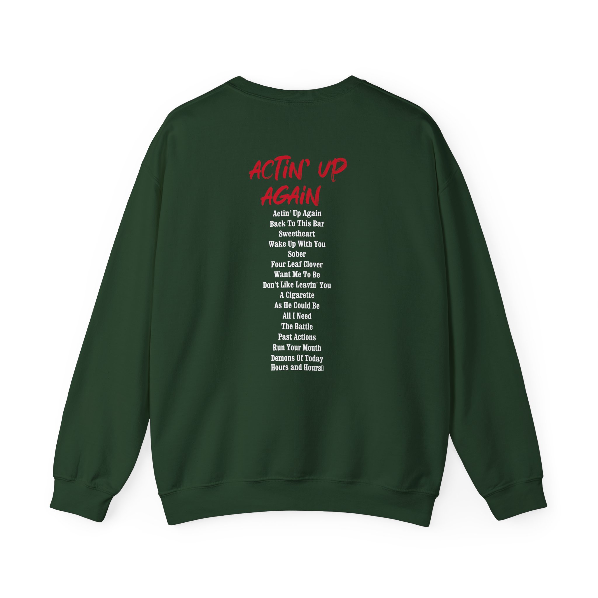 Gavin Adcock Actin' Up Again Album Unisex Heavy Blend™ Crewneck Sweatshirt - Image 6