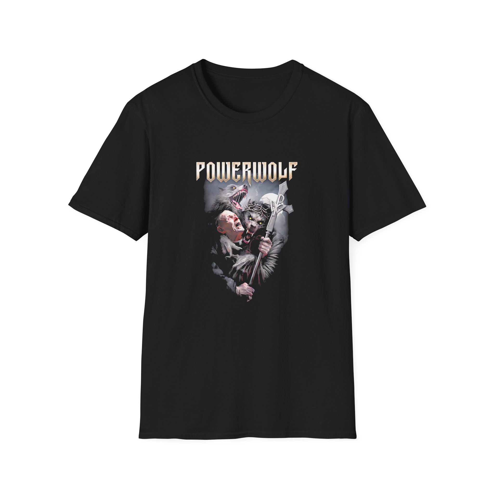 Powerwolf Thunderpriest Unisex Softstyle T-Shirt