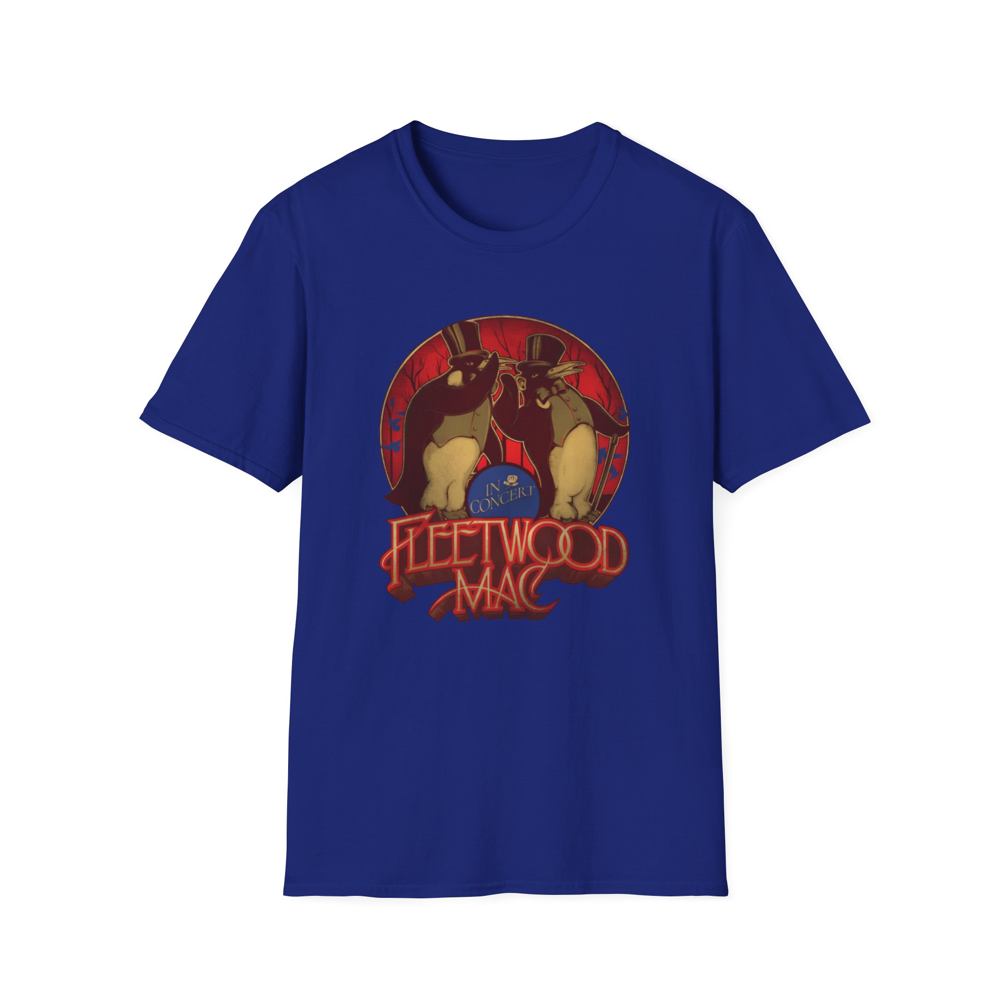 Fleetwood Mac Penguin Unisex Softstyle T-Shirt - Image 13