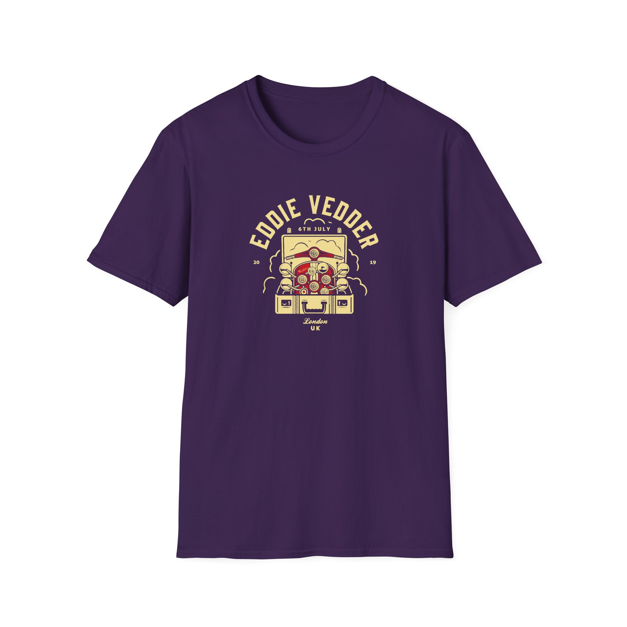 Eddie Vedder London Event Unisex Softstyle T-Shirt - Image 17