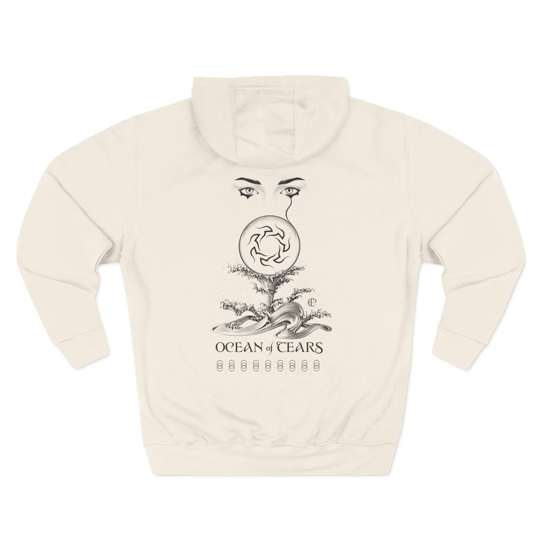 Caroline Polachek Ocean of Tears Three-Panel Fleece Hoodie - Image 4