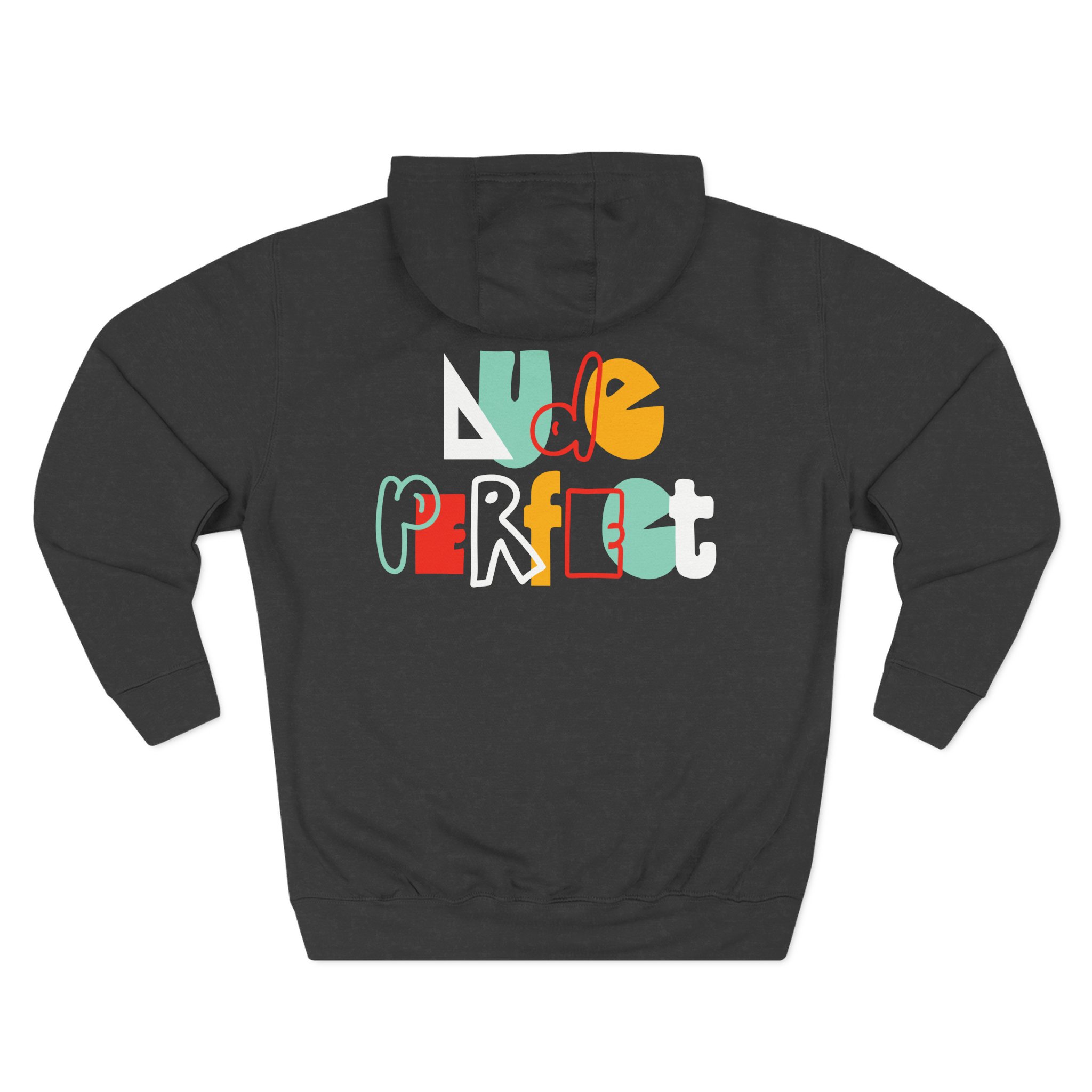 Dude Perfect Shape Three-Panel Fleece Hoodie - Image 4