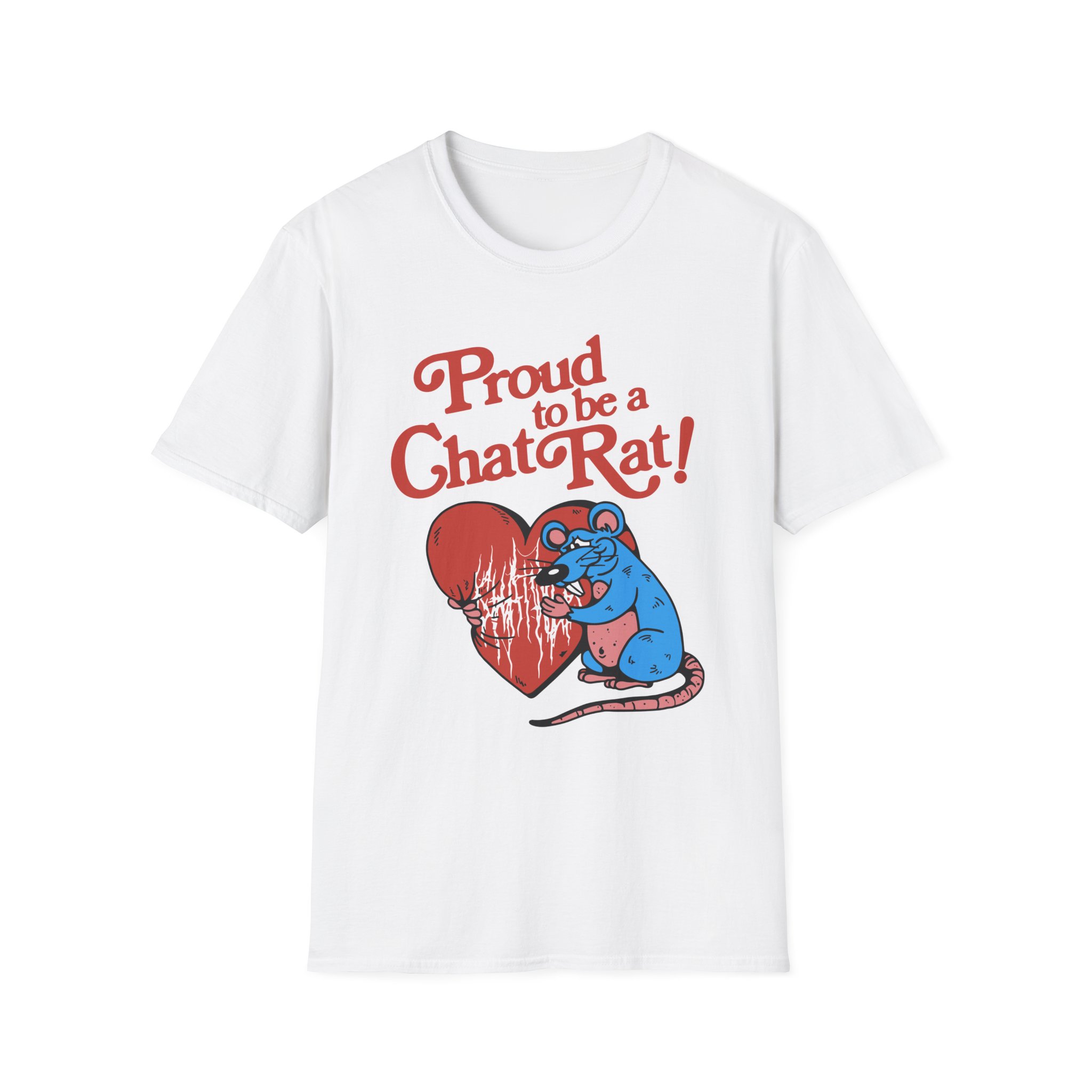 Chat Pile Chat Rat Unisex Softstyle T-shirt