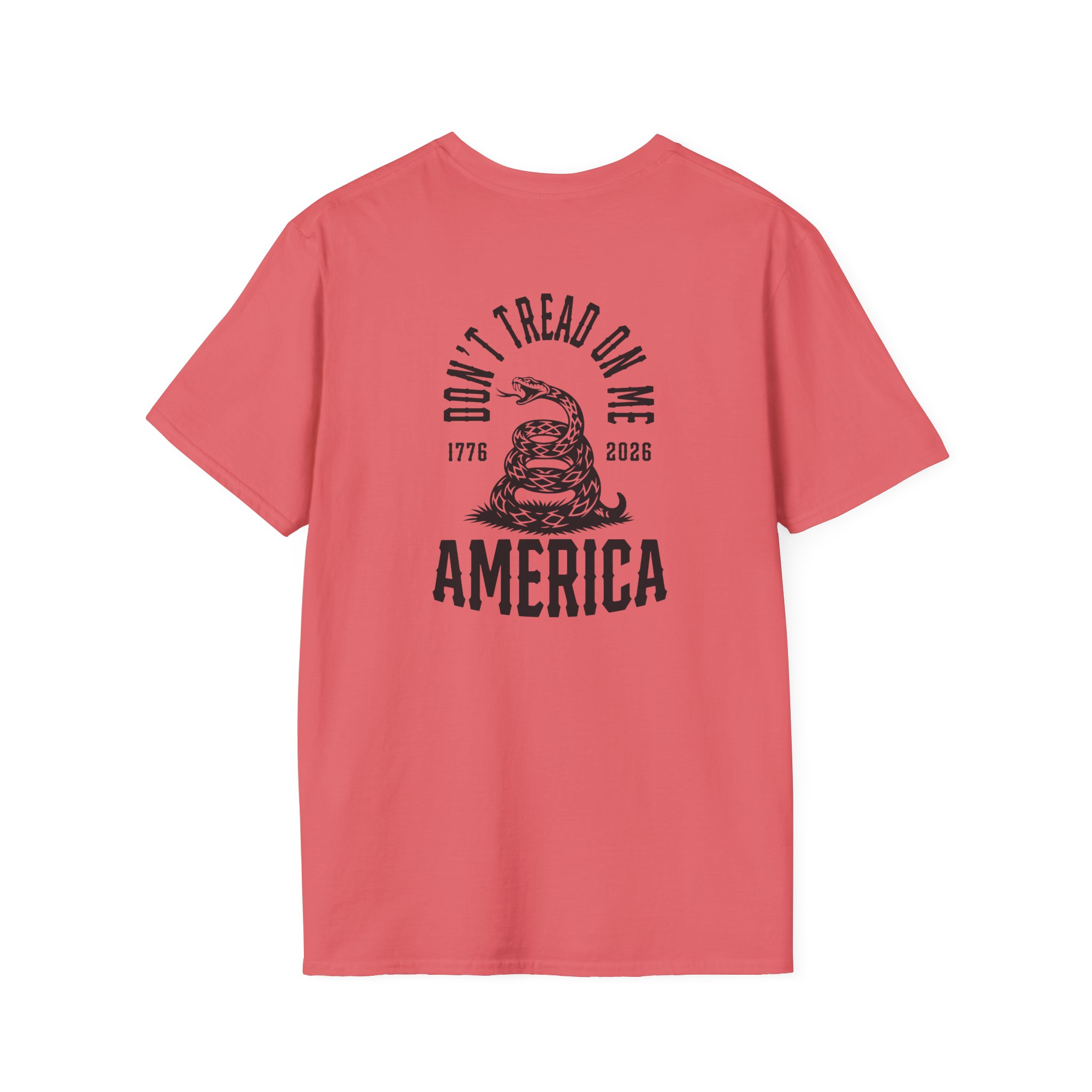 Valuetainment Don't Tread on Me Unisex Softstyle T-Shirt - Image 6