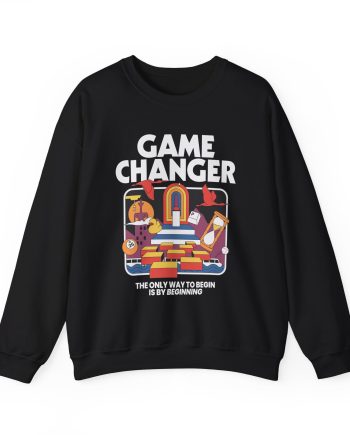 Dropout Game Changer Ringer Unisex Heavy Blend™ Crewneck Sweatshirt