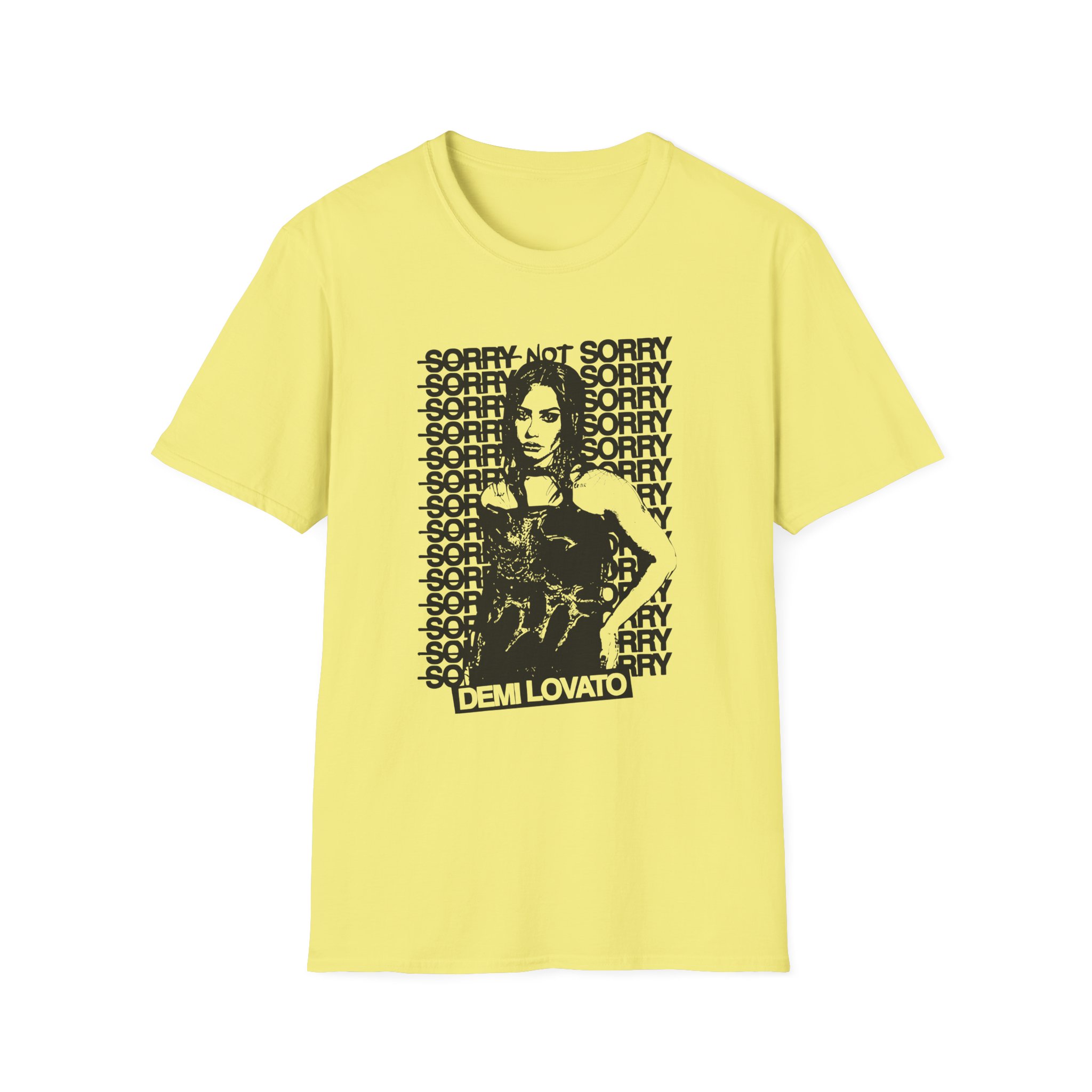 D L Sorry Not Sorry Unisex Softstyle T-Shirt - Image 9