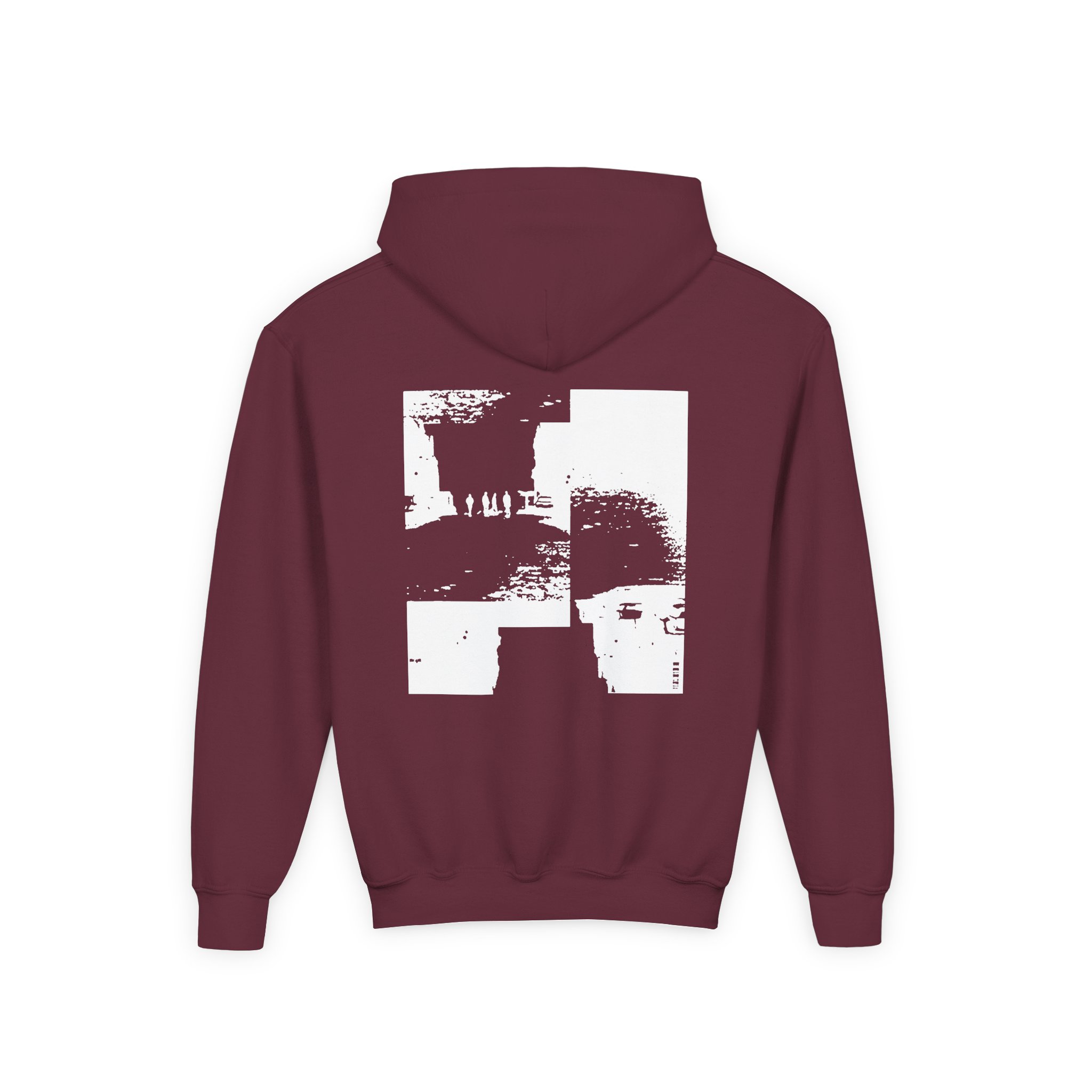 The Snuts Collage Youth Heavy Blend Hooded Sweatshirt - Image 4