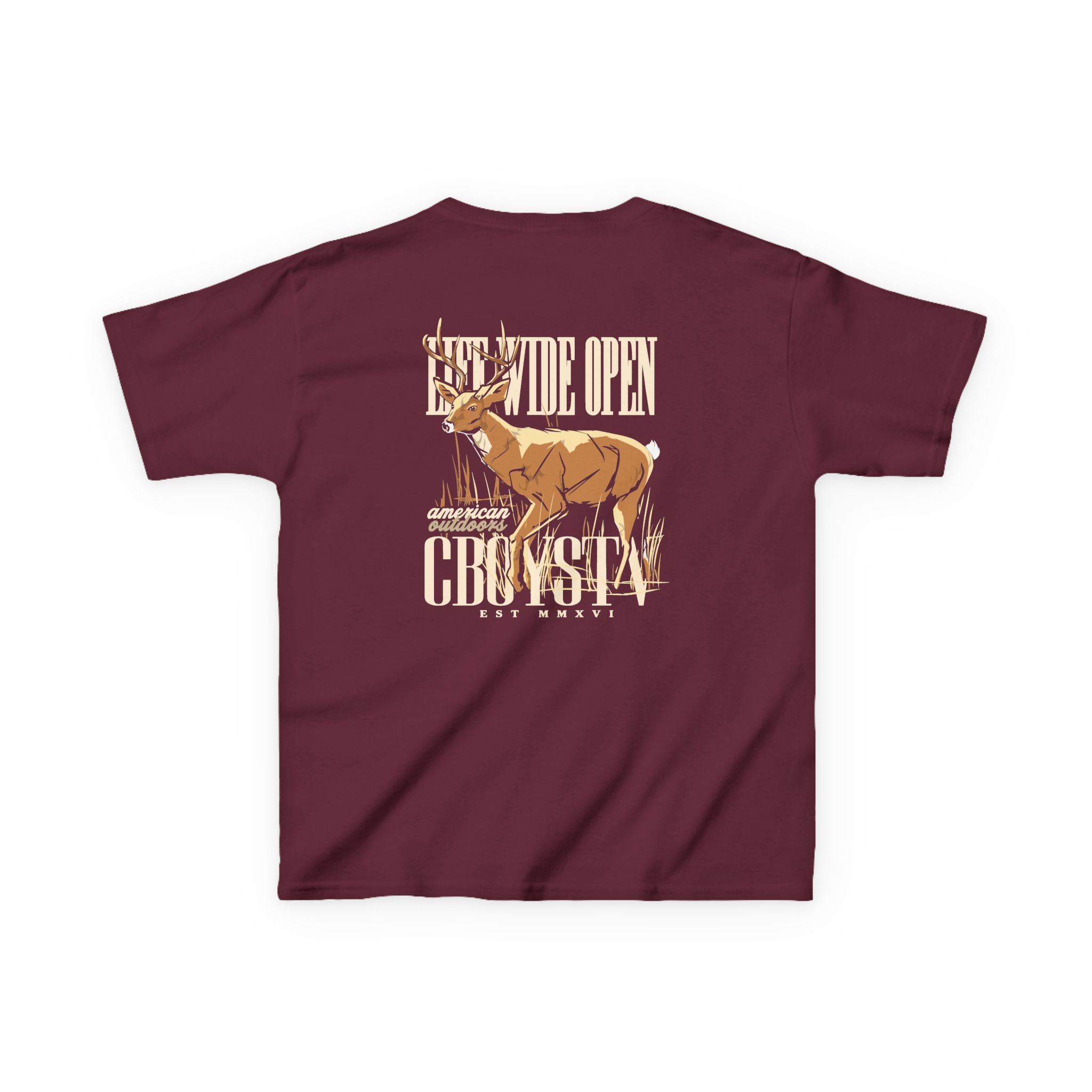 Kids Cboystv Whitetail Heavy Cotton™ Tee - Image 4