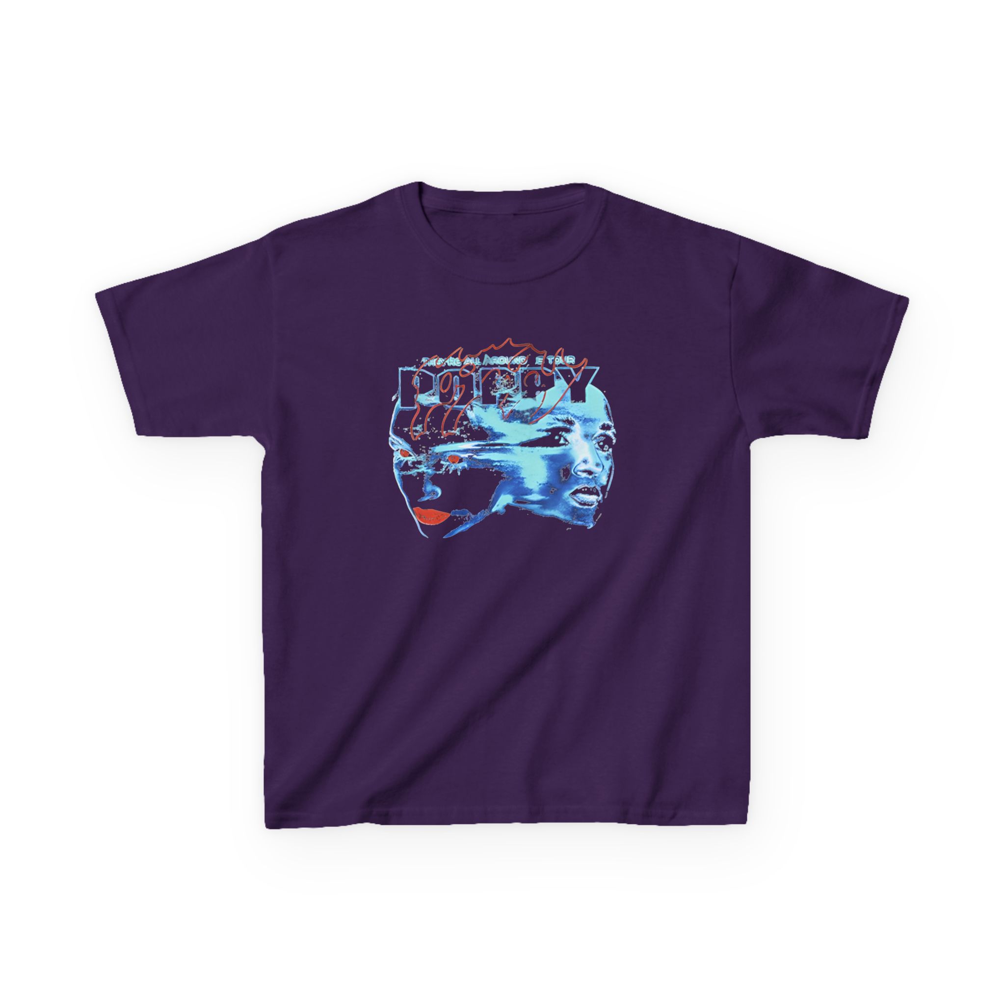 Kids Poppy They Are All Around Us Tour Heavy Cotton™ Tee - Image 9