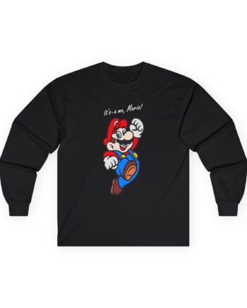 NTD It's-a Me, Mario Unisex Ultra Cotton Long Sleeve Tee