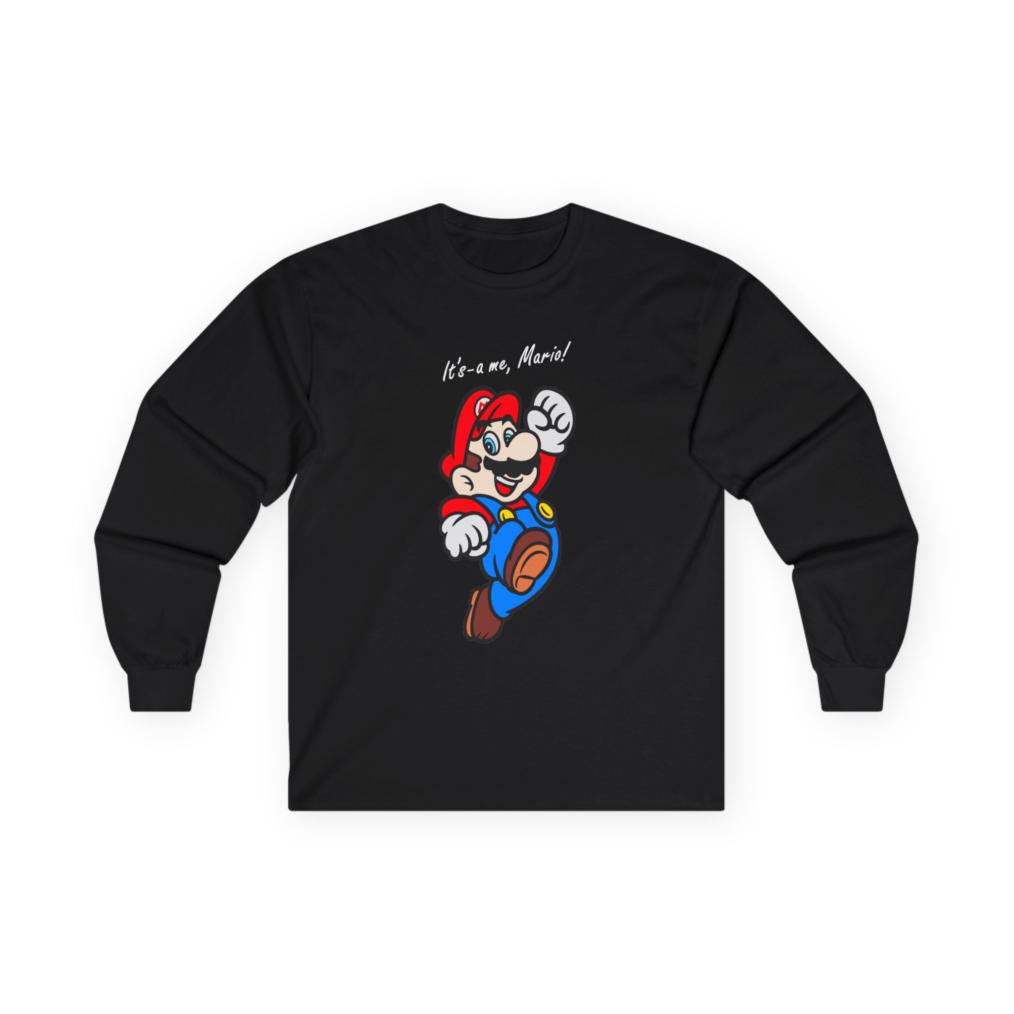 NTD It's-a Me, Mario Unisex Ultra Cotton Long Sleeve Tee