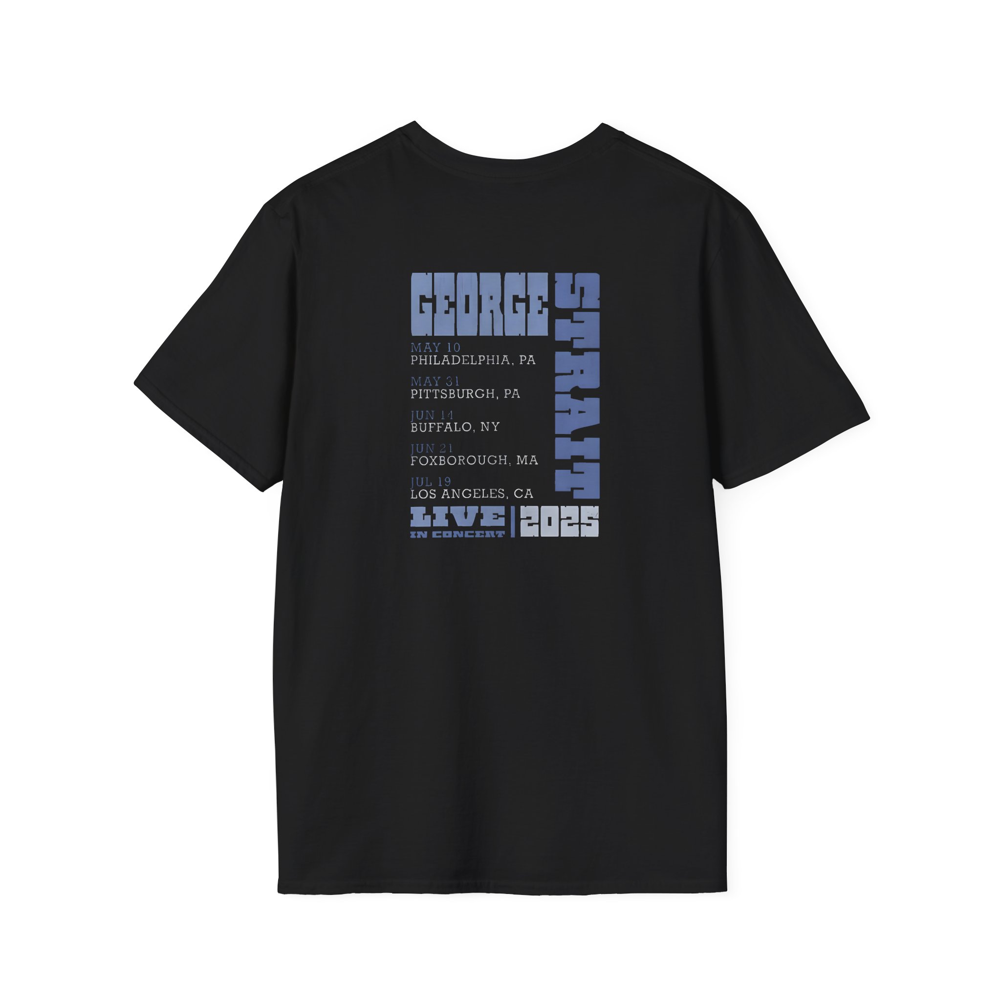 George Strait Tour Unisex Softstyle T-Shirt - Image 2