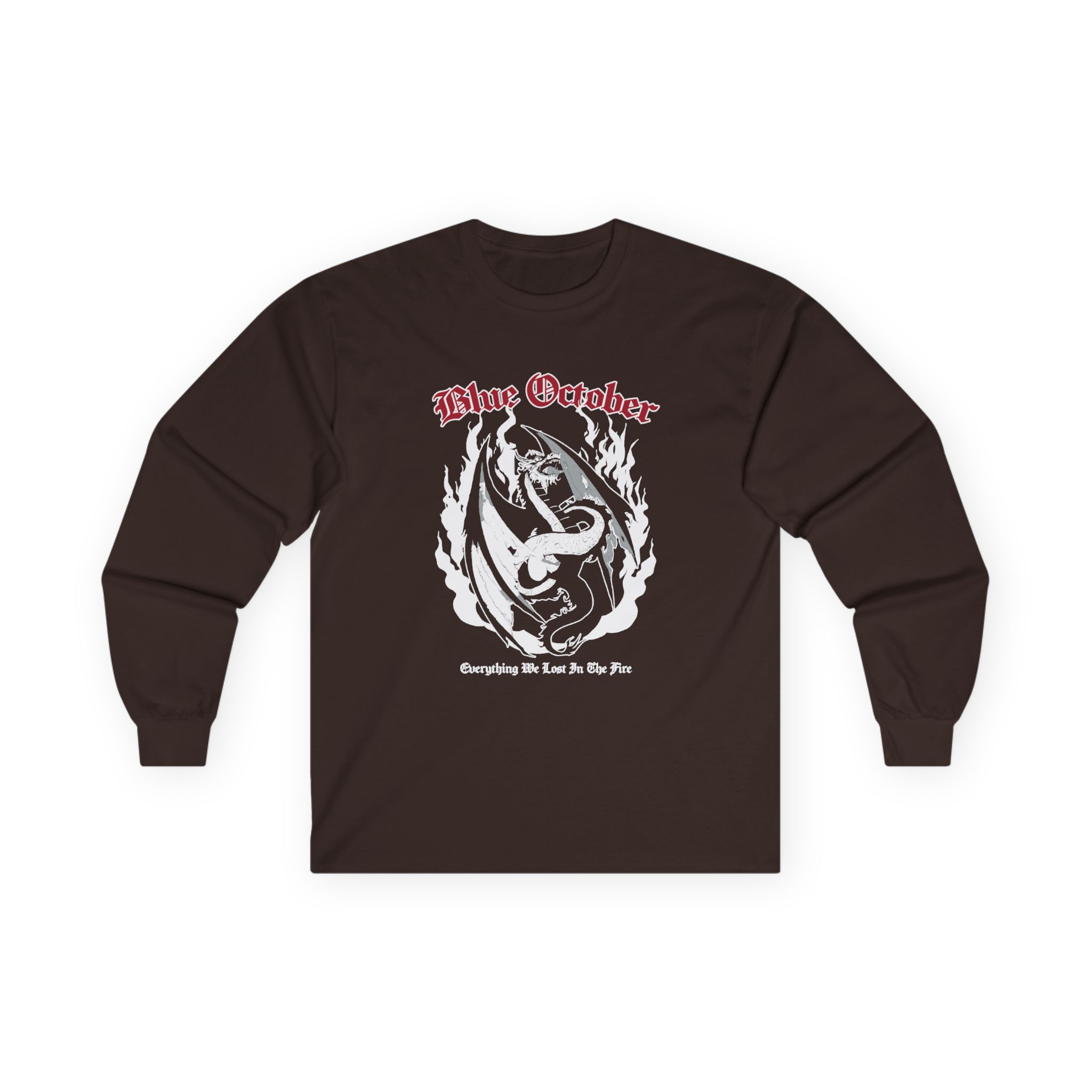 Blue October Ewlitf Dragon Unisex Ultra Cotton Long Sleeve Tee - Image 3