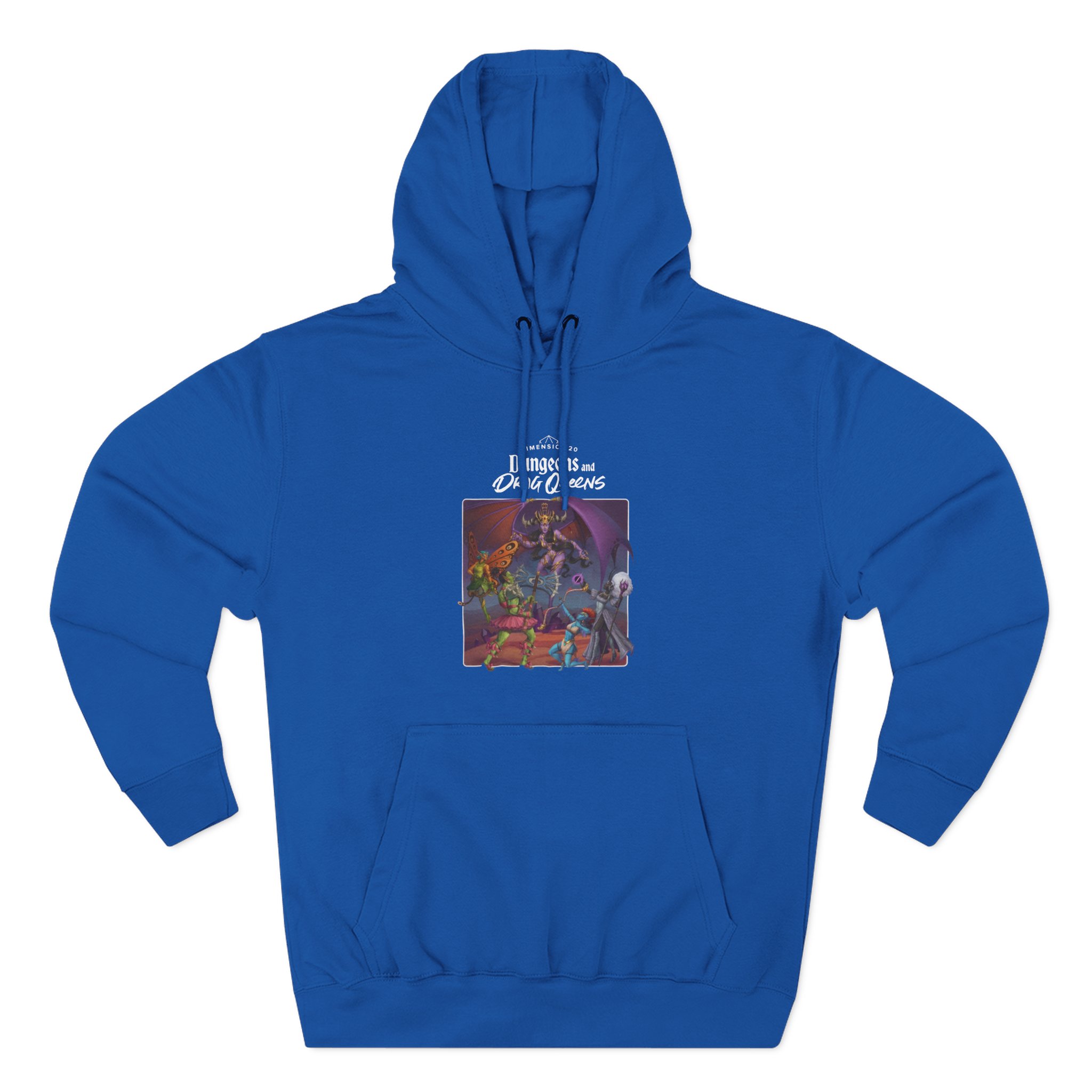 Dropout Dungeons and Drag Queens Three-Panel Fleece Hoodie - Image 5