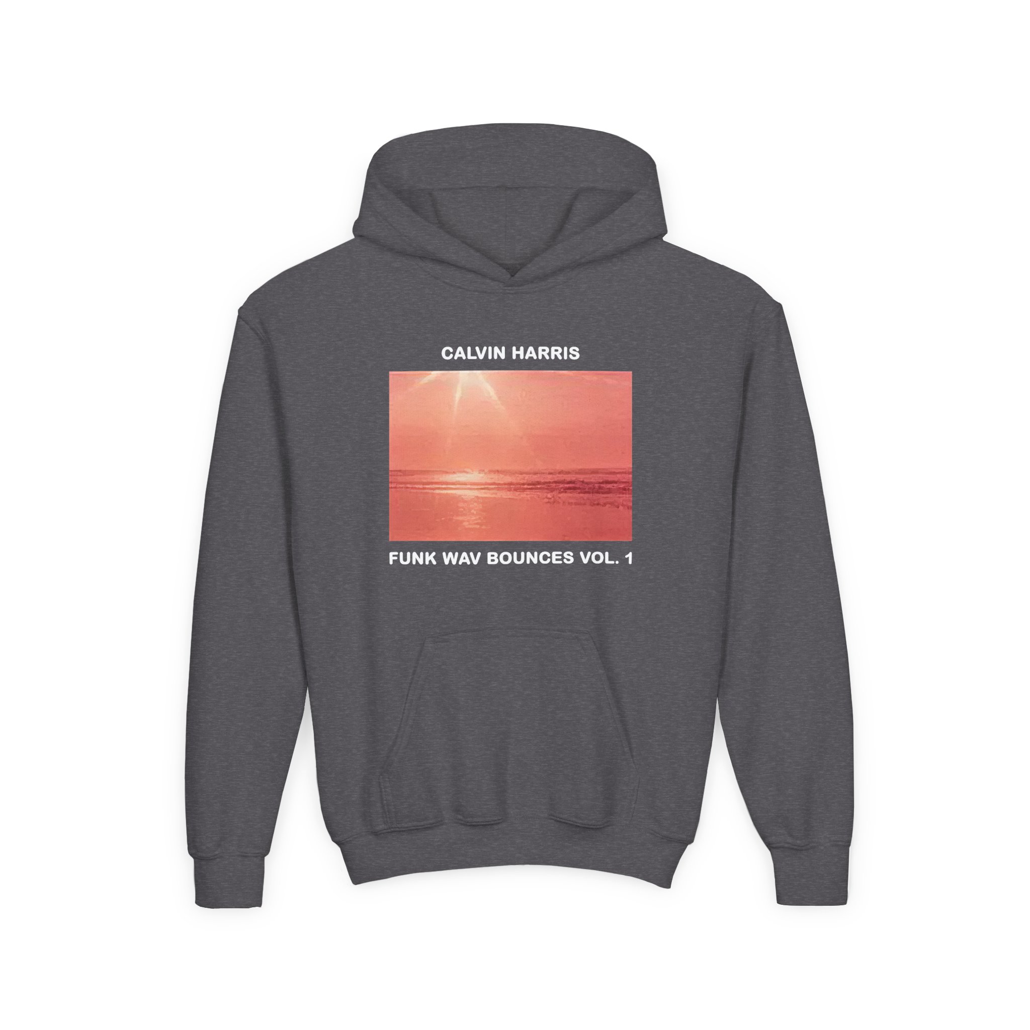Youth Calvin Harris' Funk Wav Bounces Vol 1 Heavy Blend Hooded Sweatshirt - Image 7