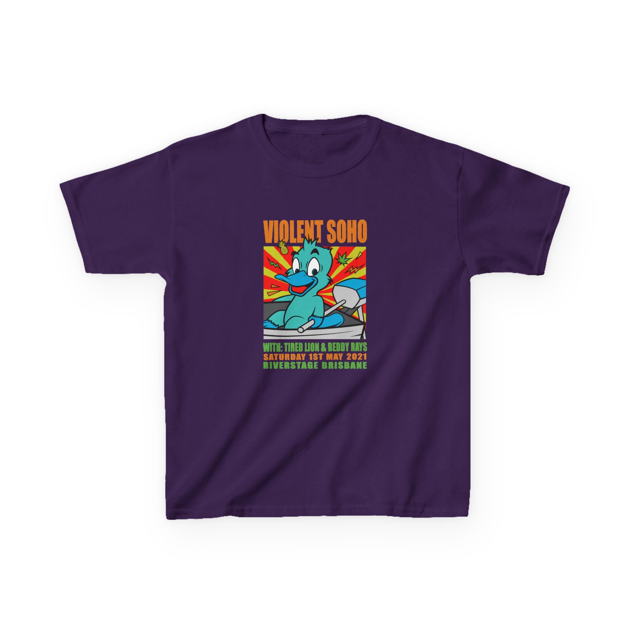 Violent Soho Event Poster Kids Heavy Cotton™ Tee - Image 27