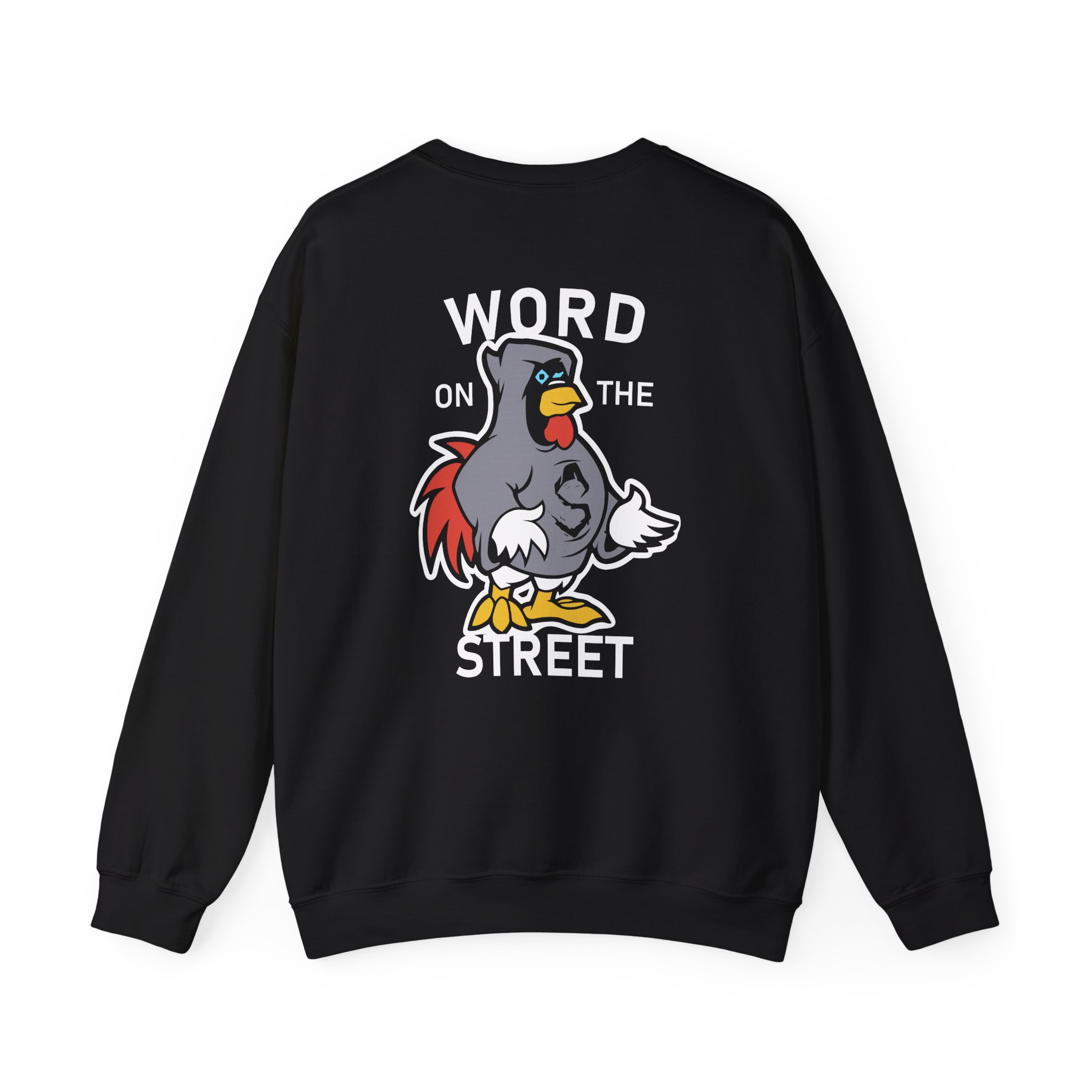 Shroud Chicken Word On The Street Unisex Heavy Blend™ Crewneck Sweatshirt - Image 4