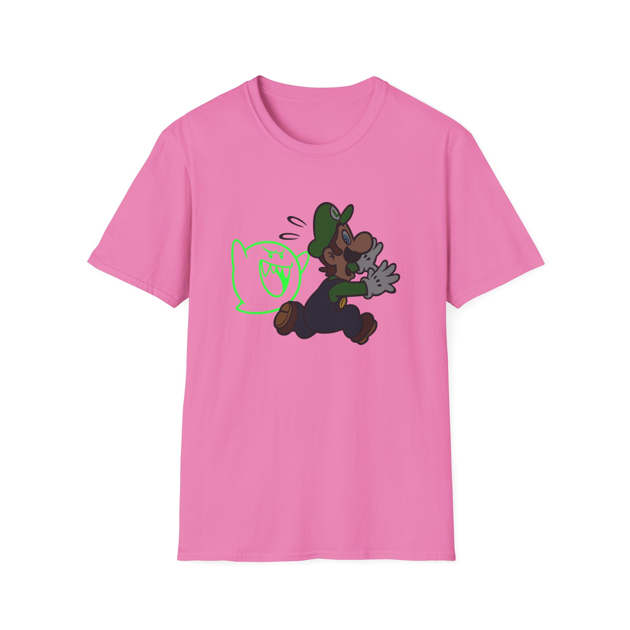 NTD Luigi™ and Boo Unisex Softstyle T-Shirt - Image 25